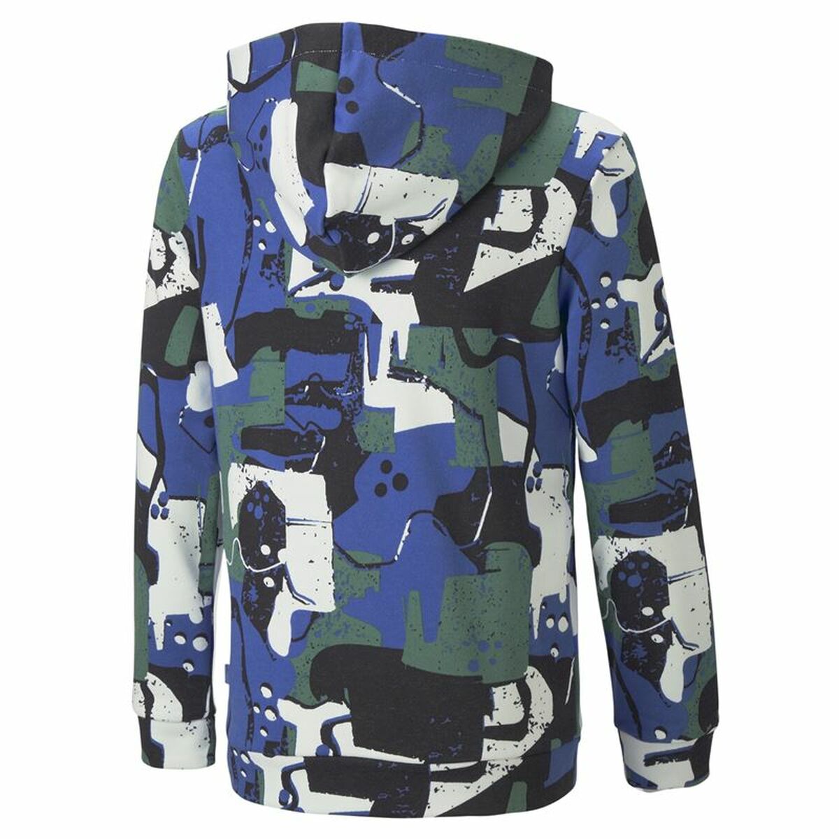 Puma Essentials儿童运动衫+Street Art Aop Blue-7