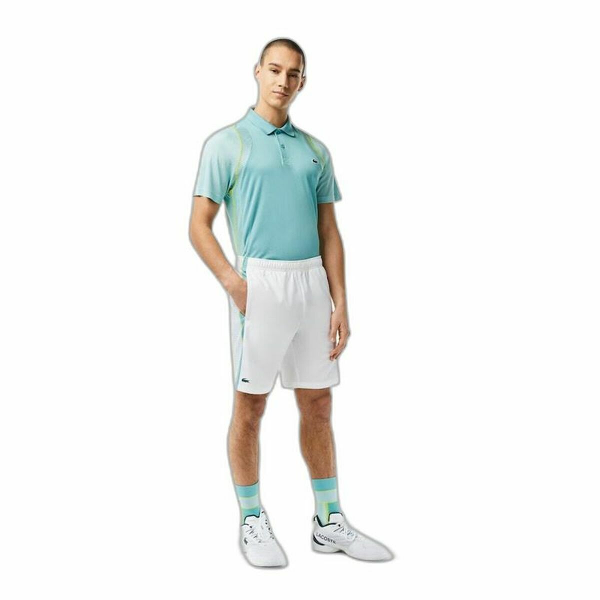 Lacoste Sport Regular Fit Sports Shorts White-5
