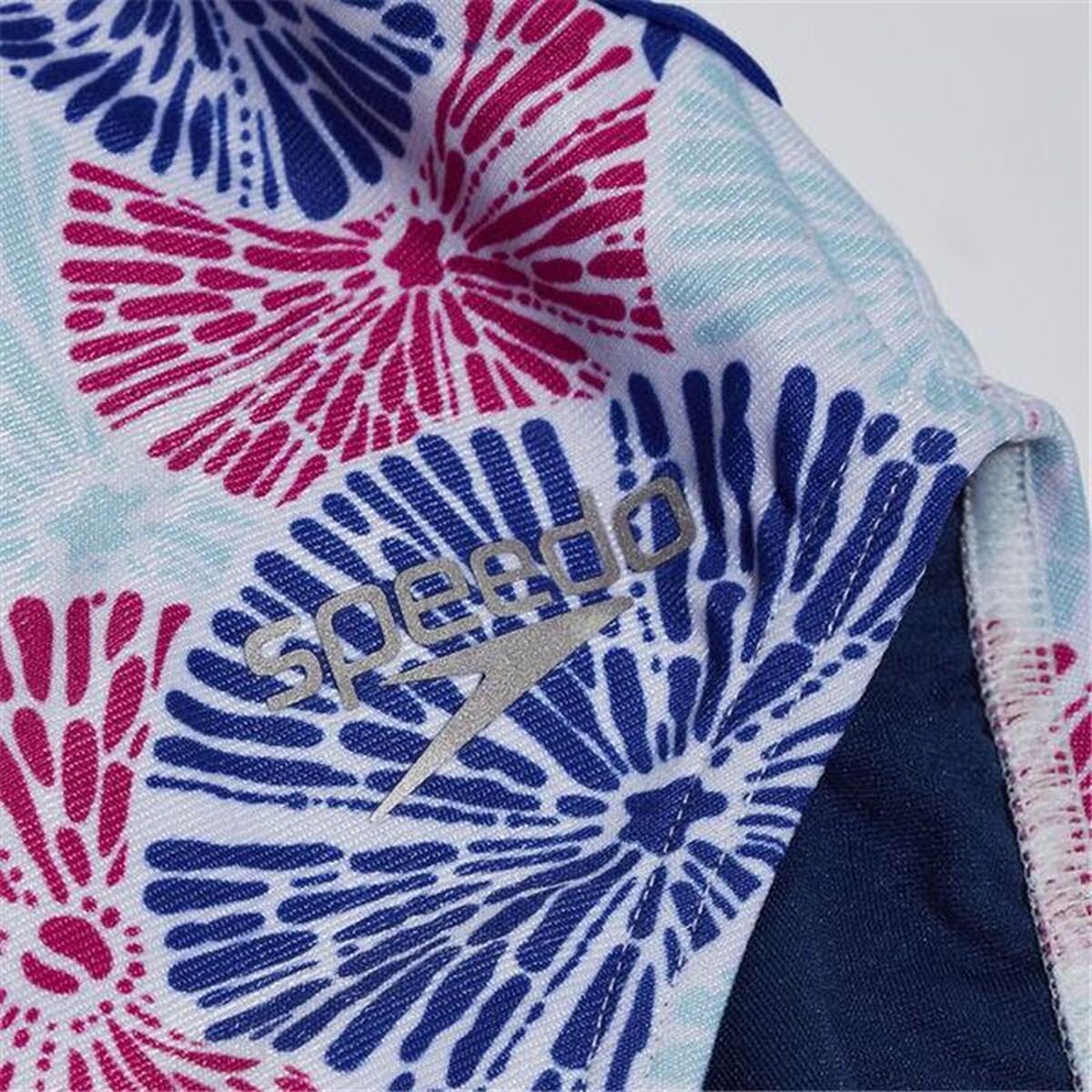 Costume da bagno femminile Speedo Allover Vback Blu-5