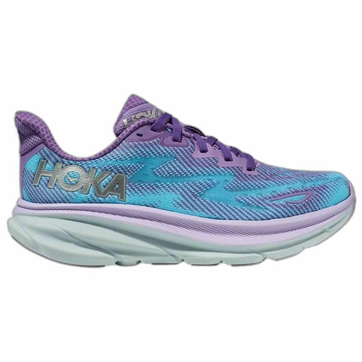 Беговые кроссовки для взрослых HOKA Clifton 9 Аквамарин Женщина-3