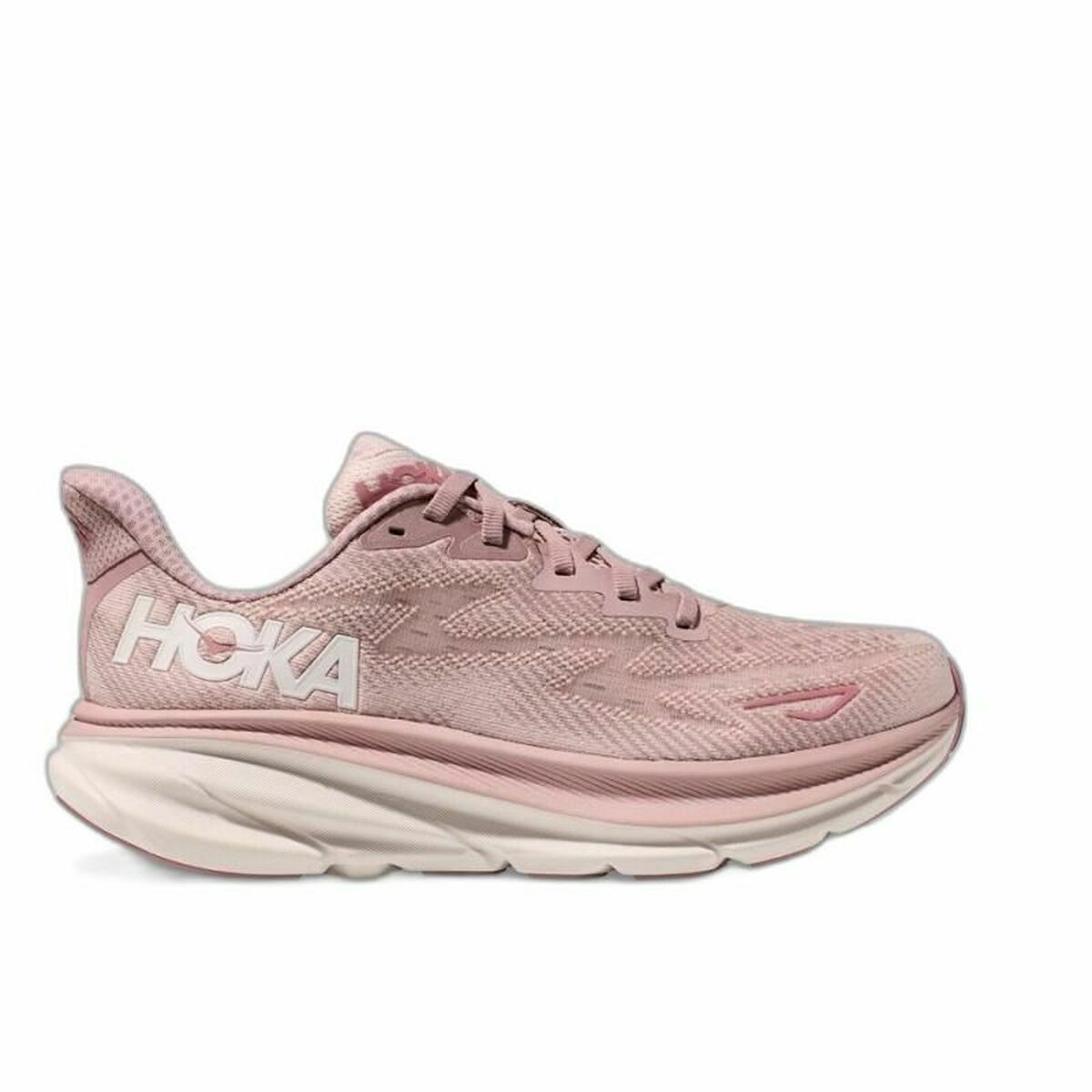 Беговые кроссовки для взрослых HOKA Clifton 9 Лососевый Женщина-2