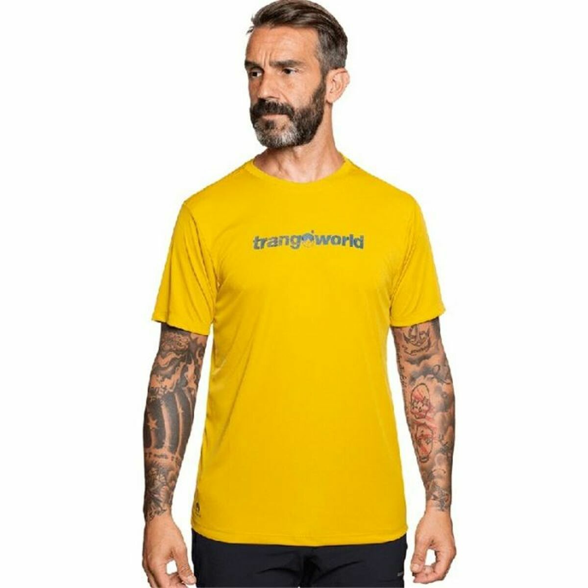Trangoworld Cajo Th Men's Short Sleeve T-Shirt Yellow-2