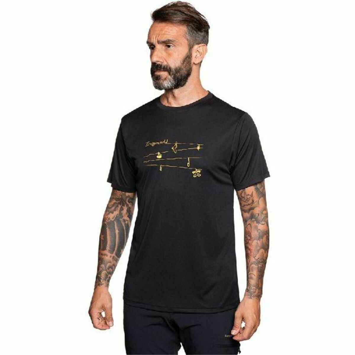 Trangoworld Loiba Men's Short Sleeve T-Shirt Black-2