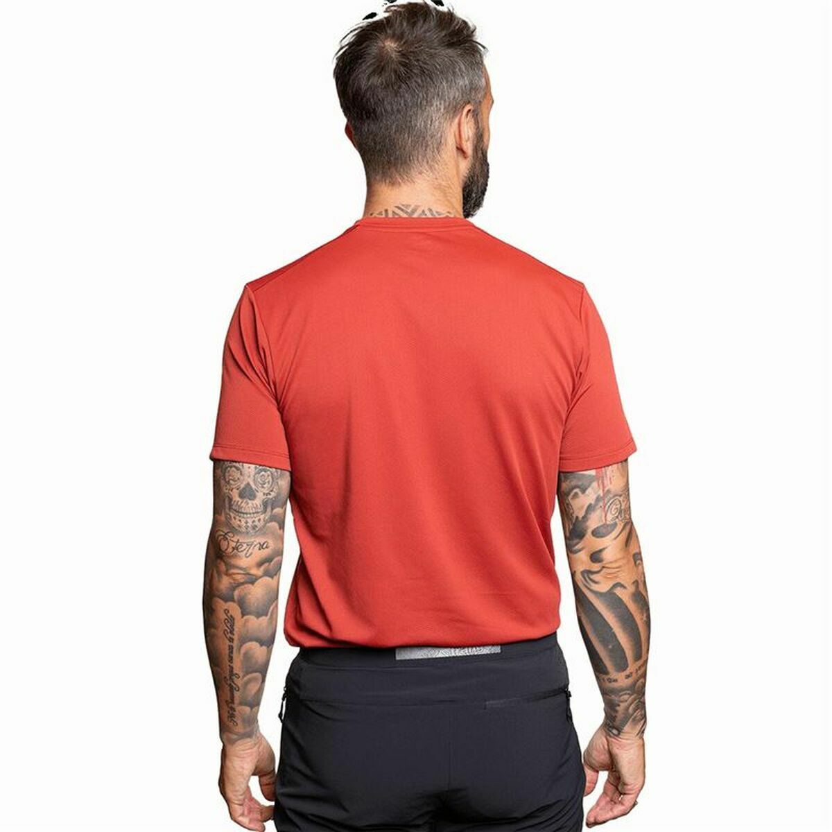 Men's Trangoworld Over Short Sleeve T-Shirt Red-3