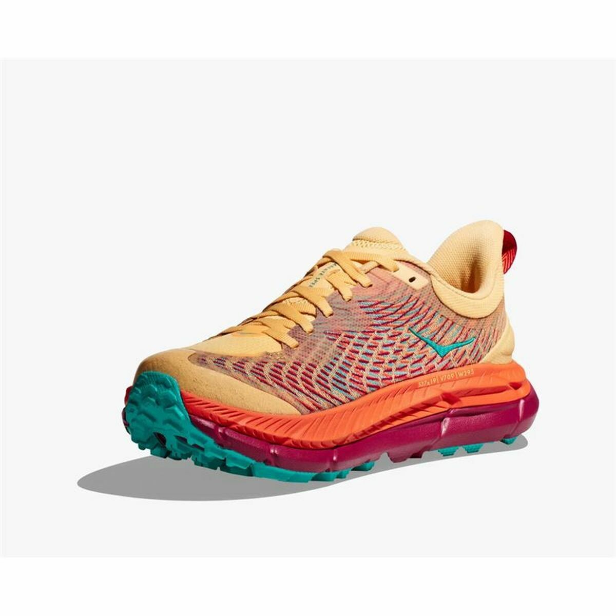 HOKA Mafate Speed 4 Orange Mountain Adult Running Shoes-5