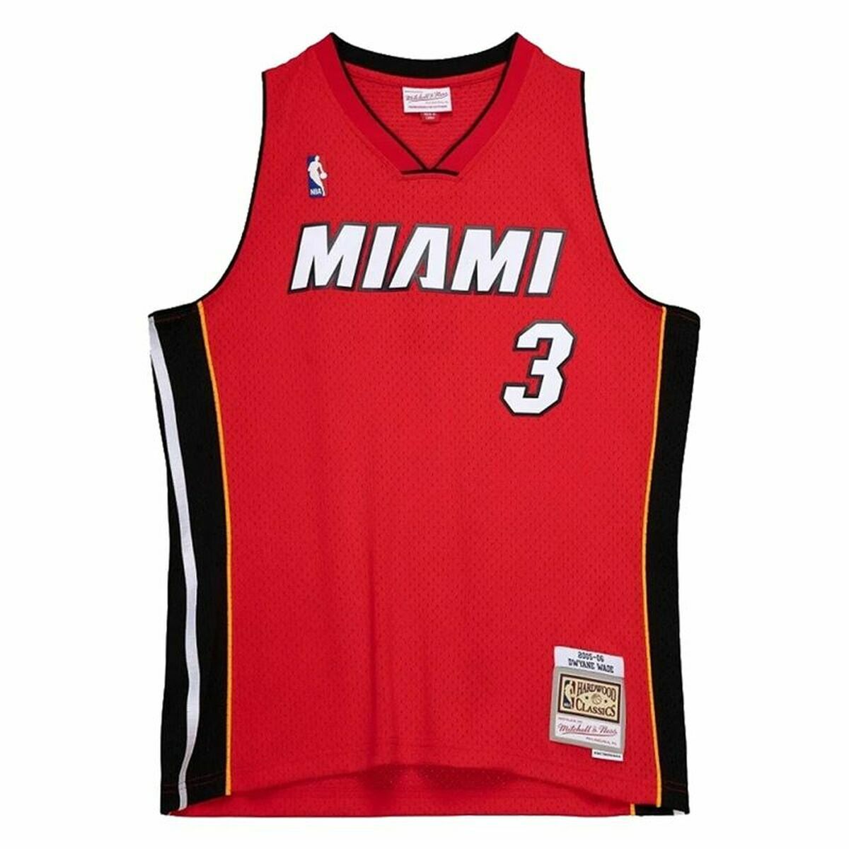 Mitchell & Ness Miami Heat Basketball Jersey 2005-06 Nº3 Dwayne Wade Red-2