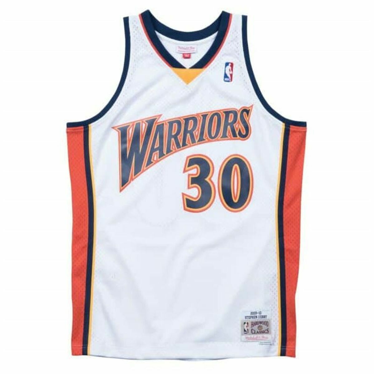 Mitchell & Ness Golden State Warriors Basketball Jersey 2009-10 Nº30 Stephen Curry White-2