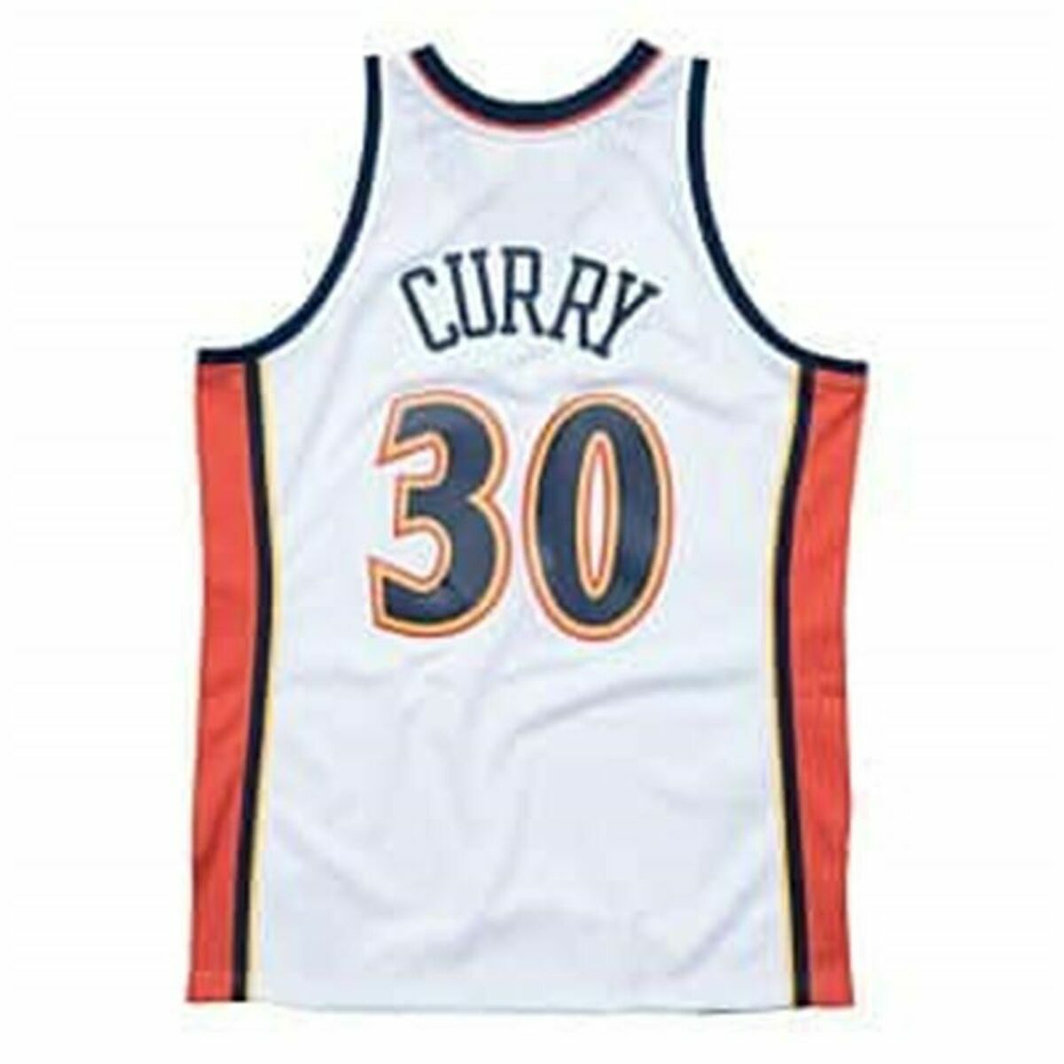 Mitchell & Ness Golden State Warriors Basketball Jersey 2009-10 Nº30 Stephen Curry White-3