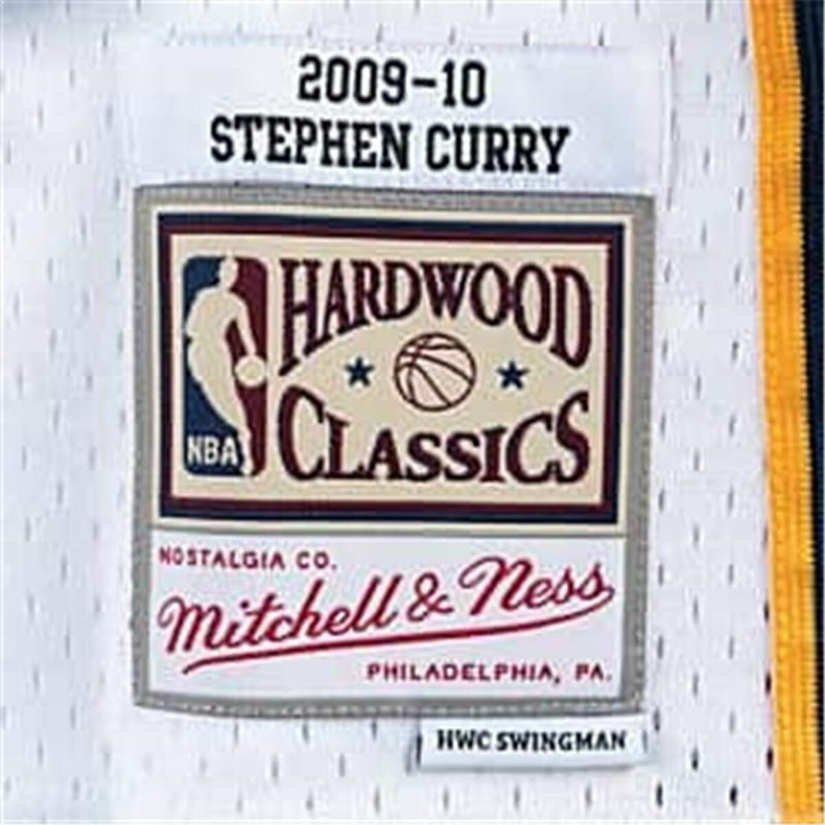 Mitchell & Ness Golden State Warriors Basketball Jersey 2009-10 Nº30 Stephen Curry White-4