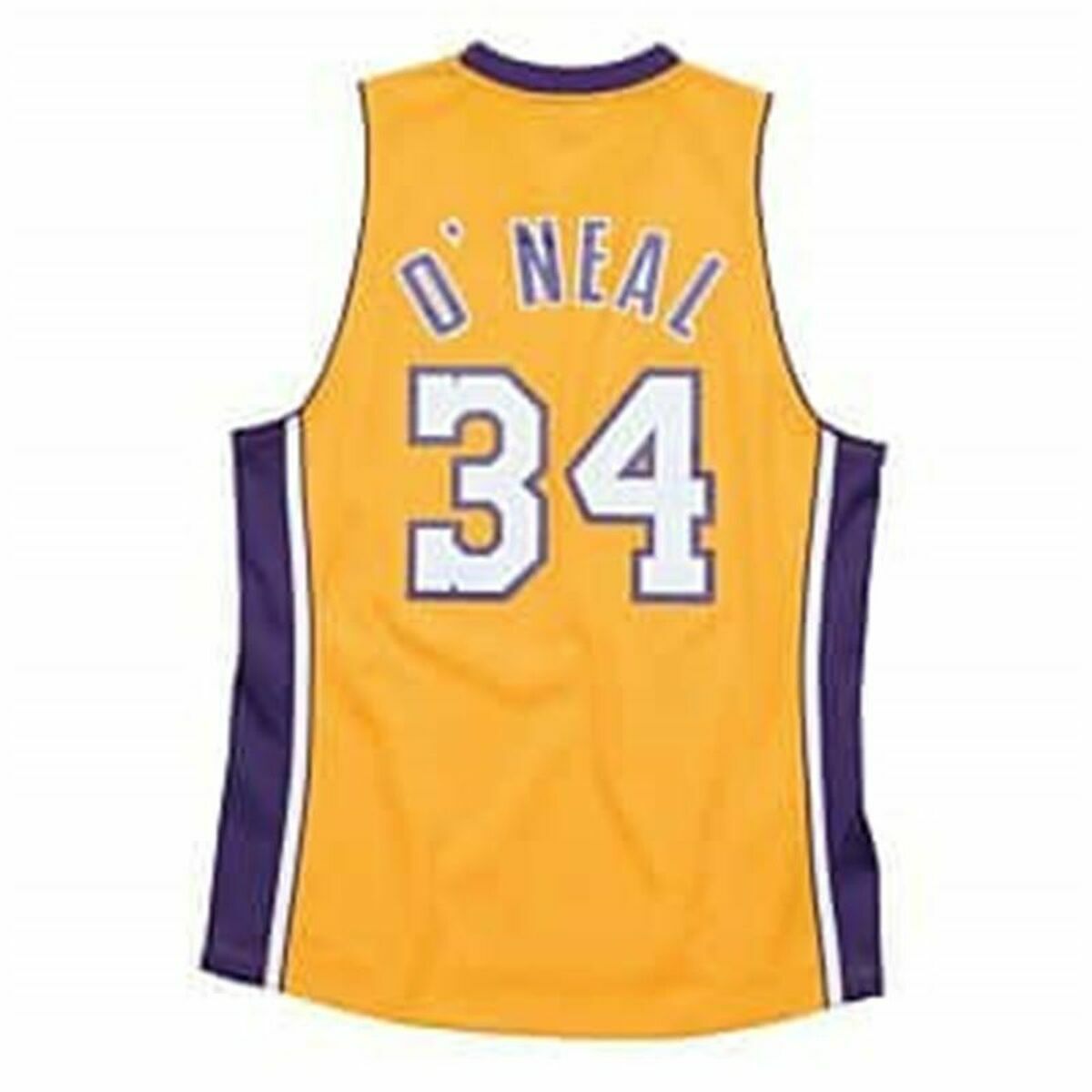 Mitchell & Ness Los Angeles Lakers Basketball Jersey 1999-2000 Nº34 Shaquille O'Neal Yellow-3