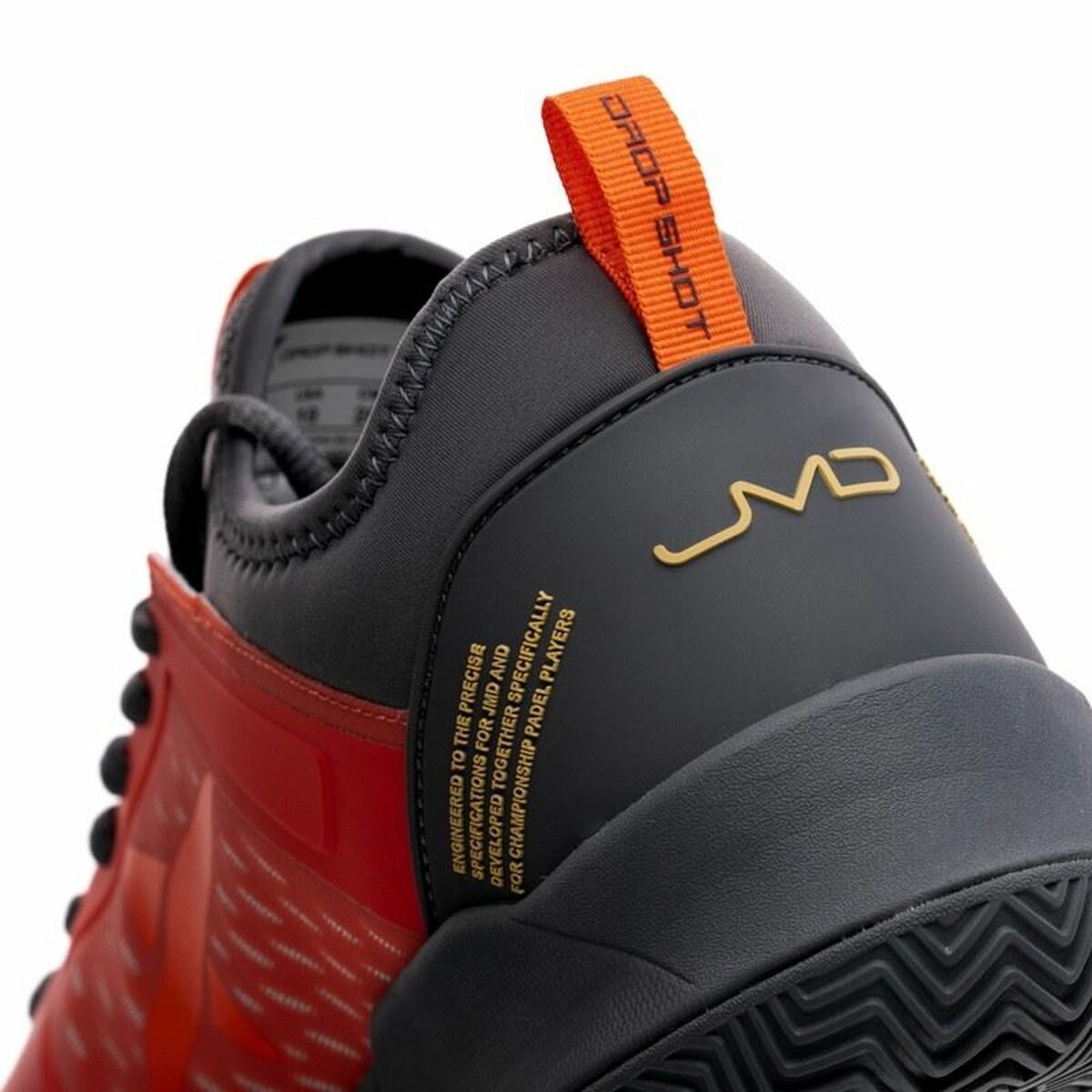 Sapatilhas esportivas masculinas Drop Shot Bentor Lima Padel Vermelho-2