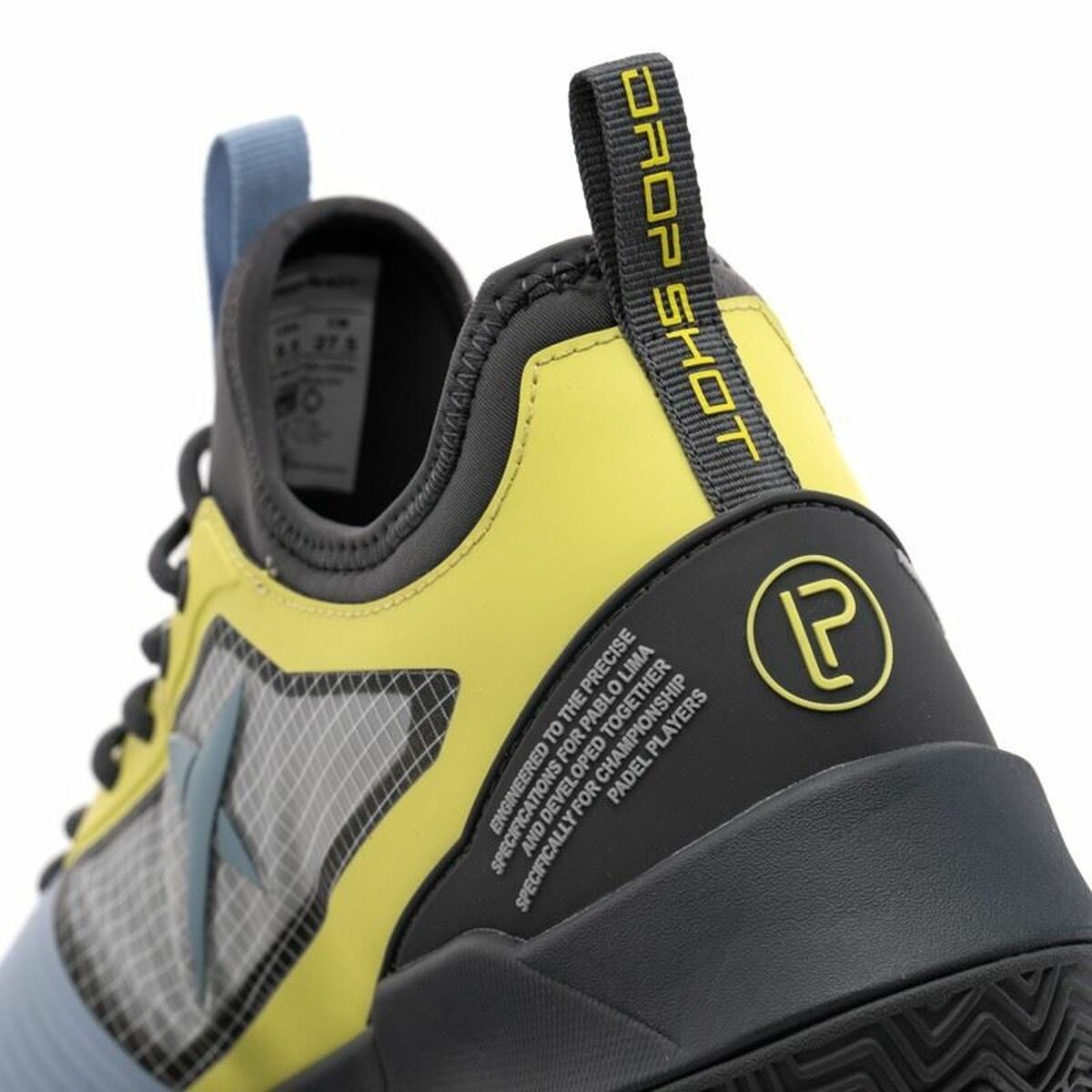 Sapatilhas esportivas masculinas Drop Shot Bentor Lima Padel Amarelo-4