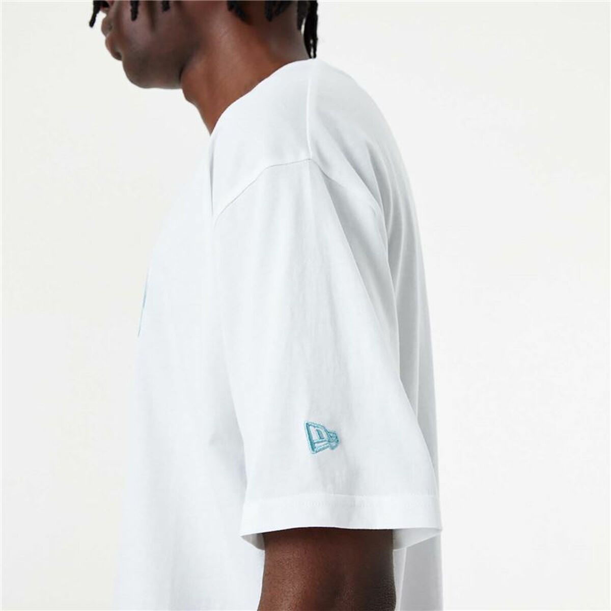 New Era MLB League Essentials LA Dodgers basketball jersey White-4