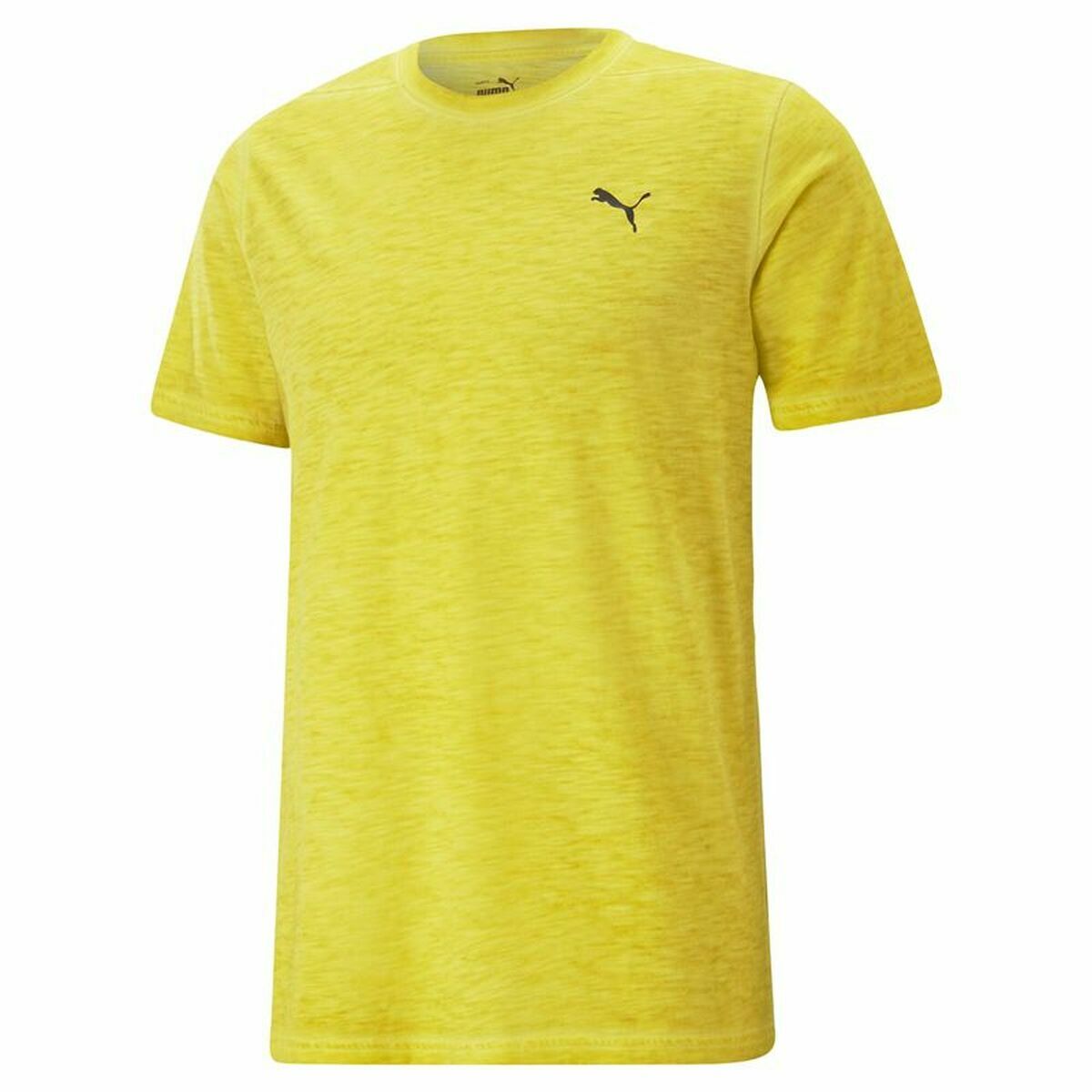 Men's Short Sleeve T-Shirt Puma Studio Foundation Yellow