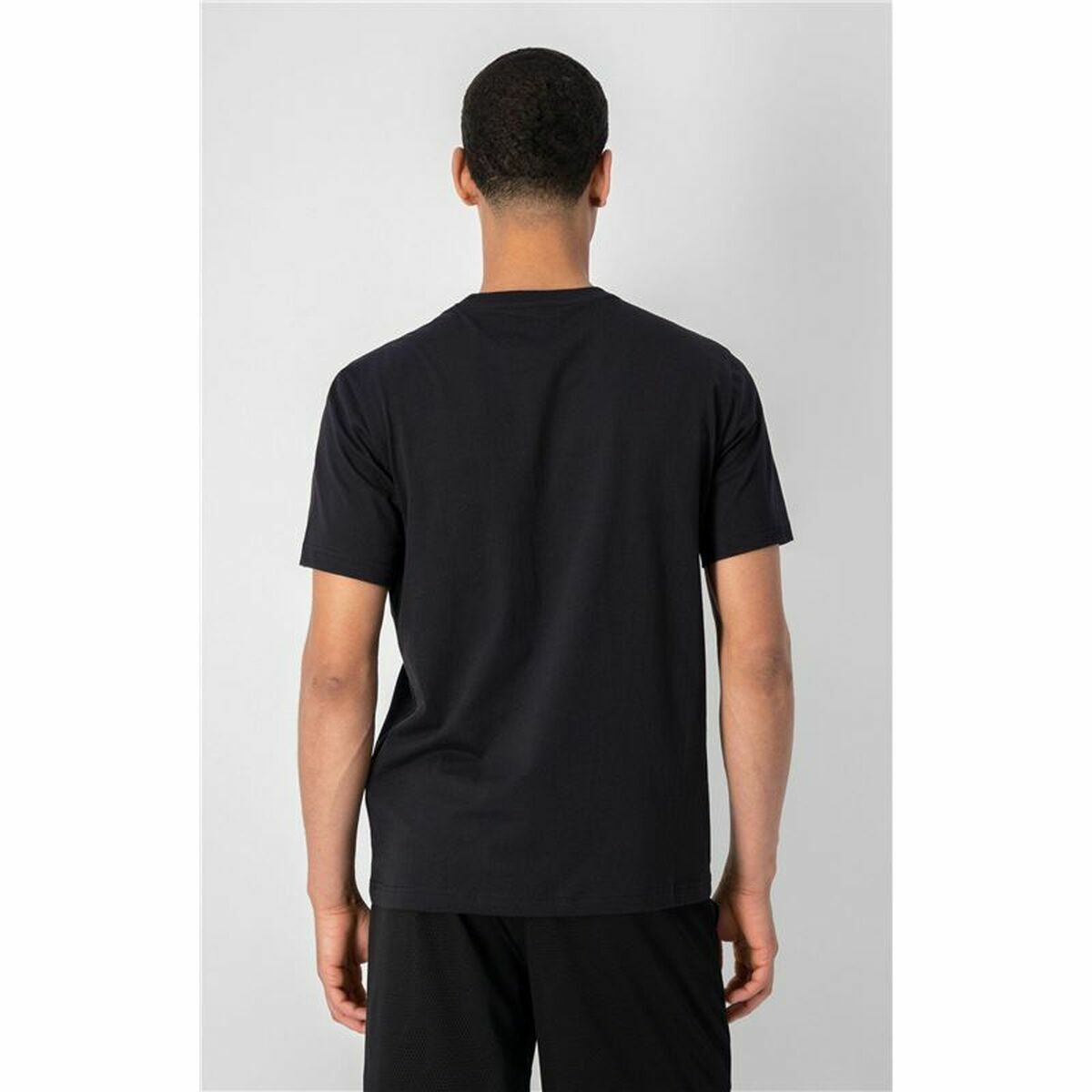 Men's Champion Crewneck Short Sleeve T-Shirt Black-3