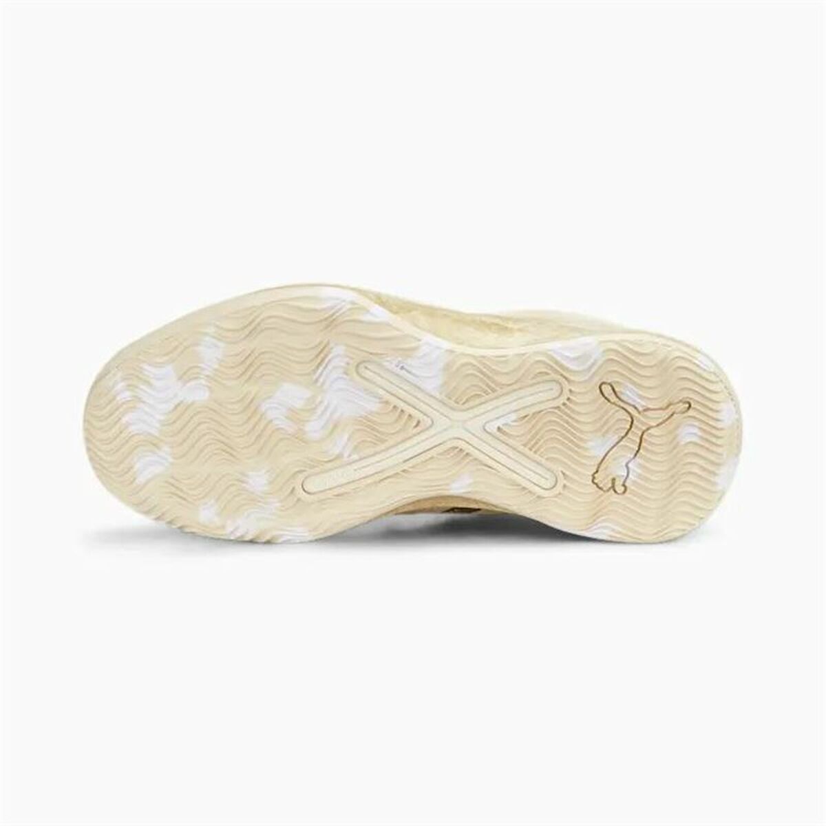 Баскетбольные кроссовки для взрослых Puma Rise NITRO Позолоченный Бежевый-3