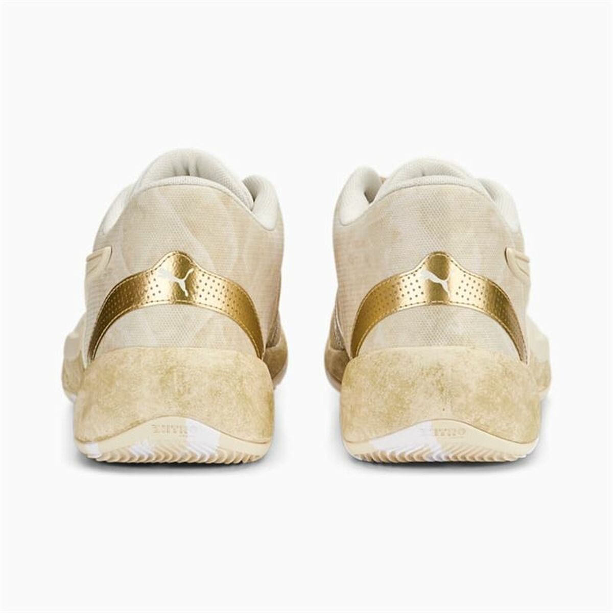 Баскетбольные кроссовки для взрослых Puma Rise NITRO Позолоченный Бежевый-5