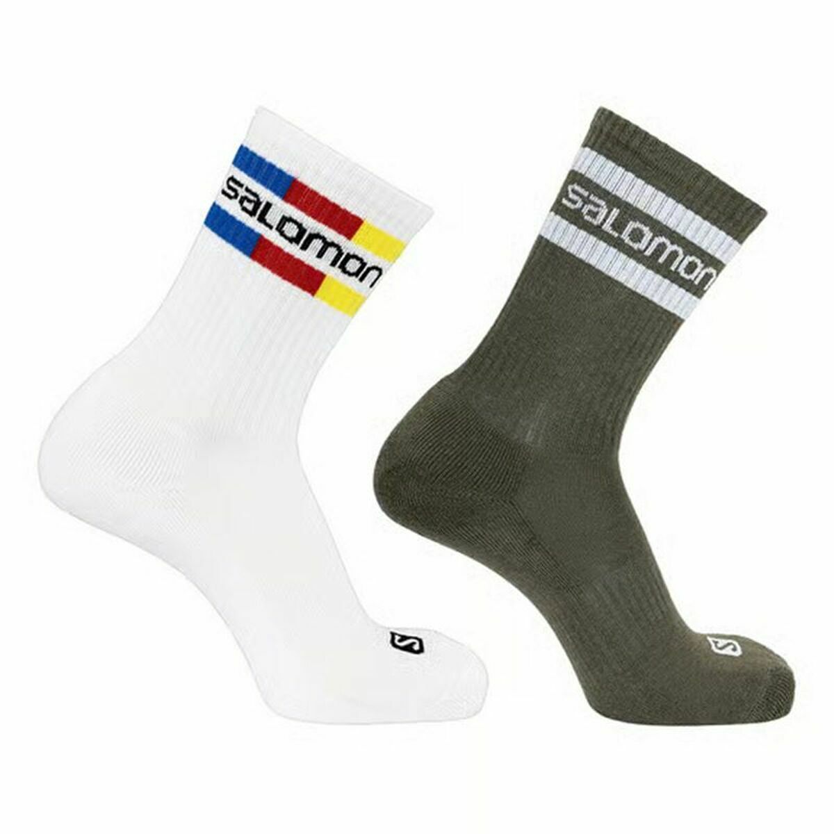 Salomon Crew Sports Socks White-2