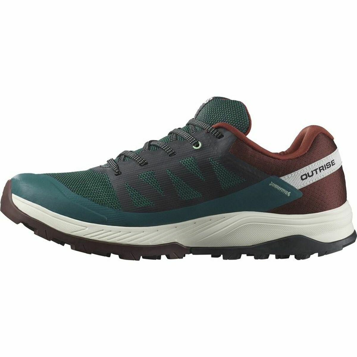 Adult Running Sneakers Salomon Outrise Burgundy Dark Green GORE-TEX Mountain-2