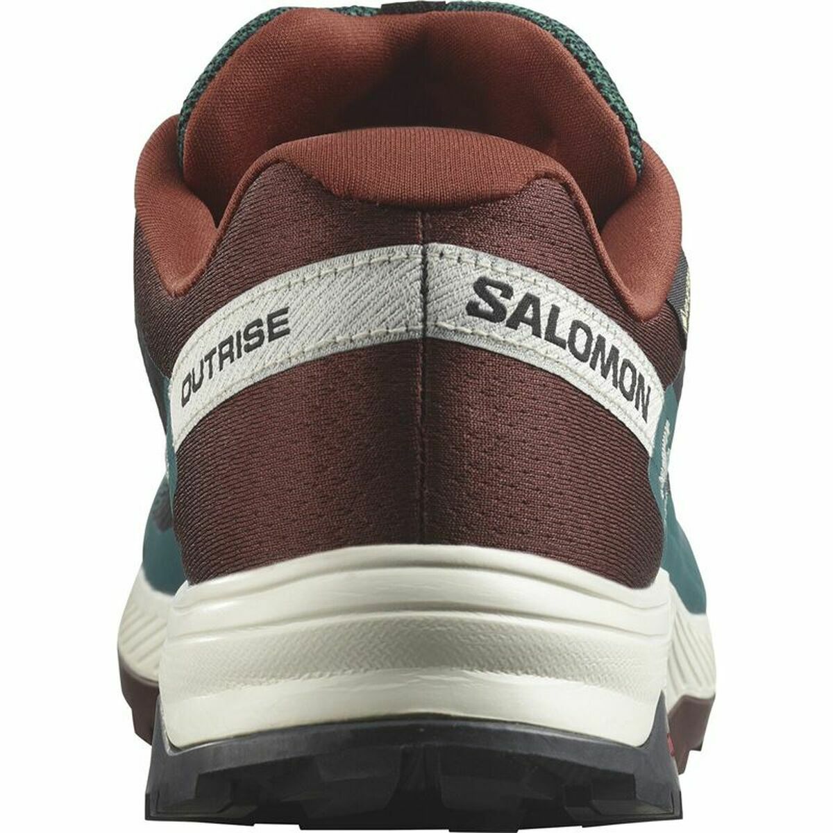 Adult Running Sneakers Salomon Outrise Burgundy Dark Green GORE-TEX Mountain-6