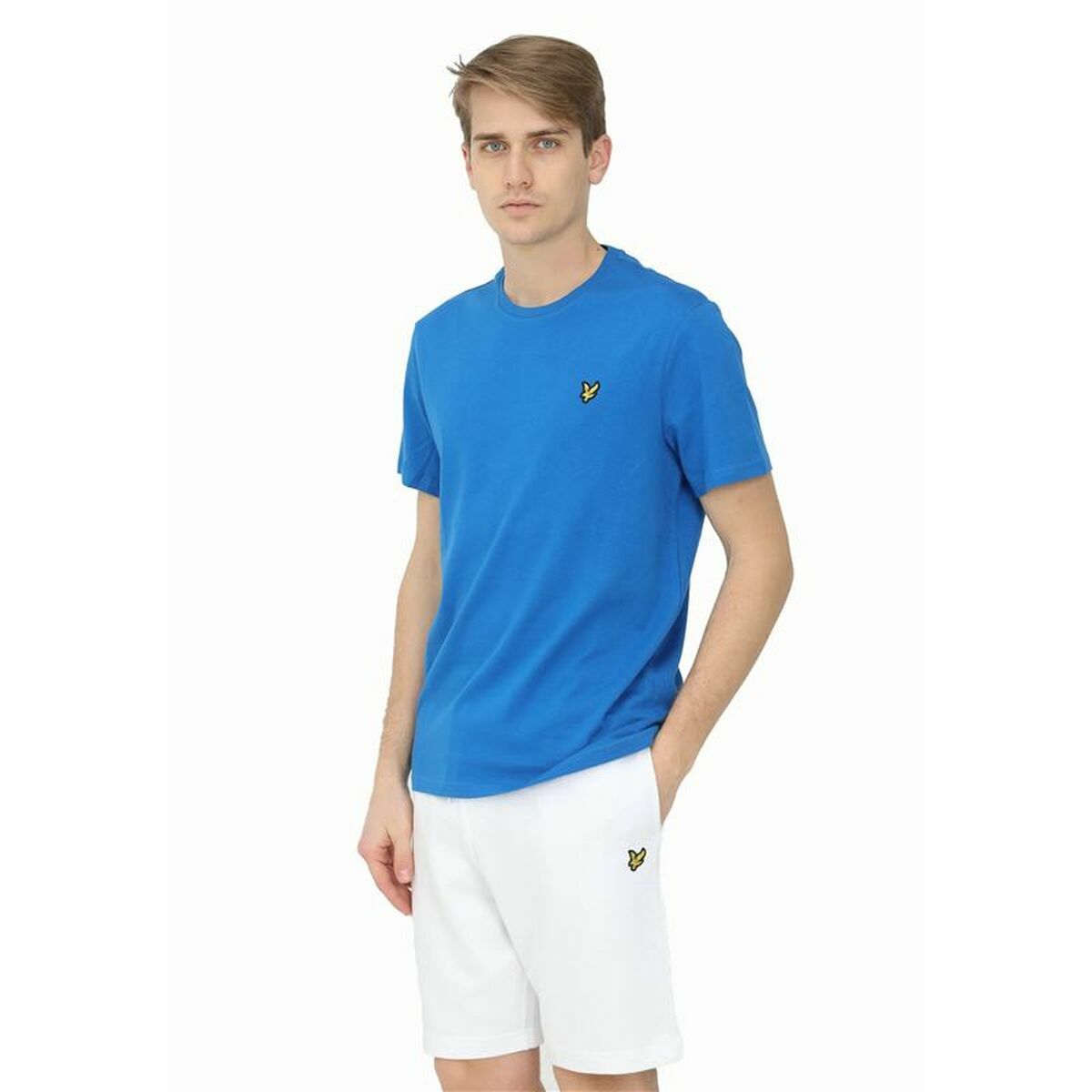 Lyle & Scott V1 Spor Şort Beyaz-2