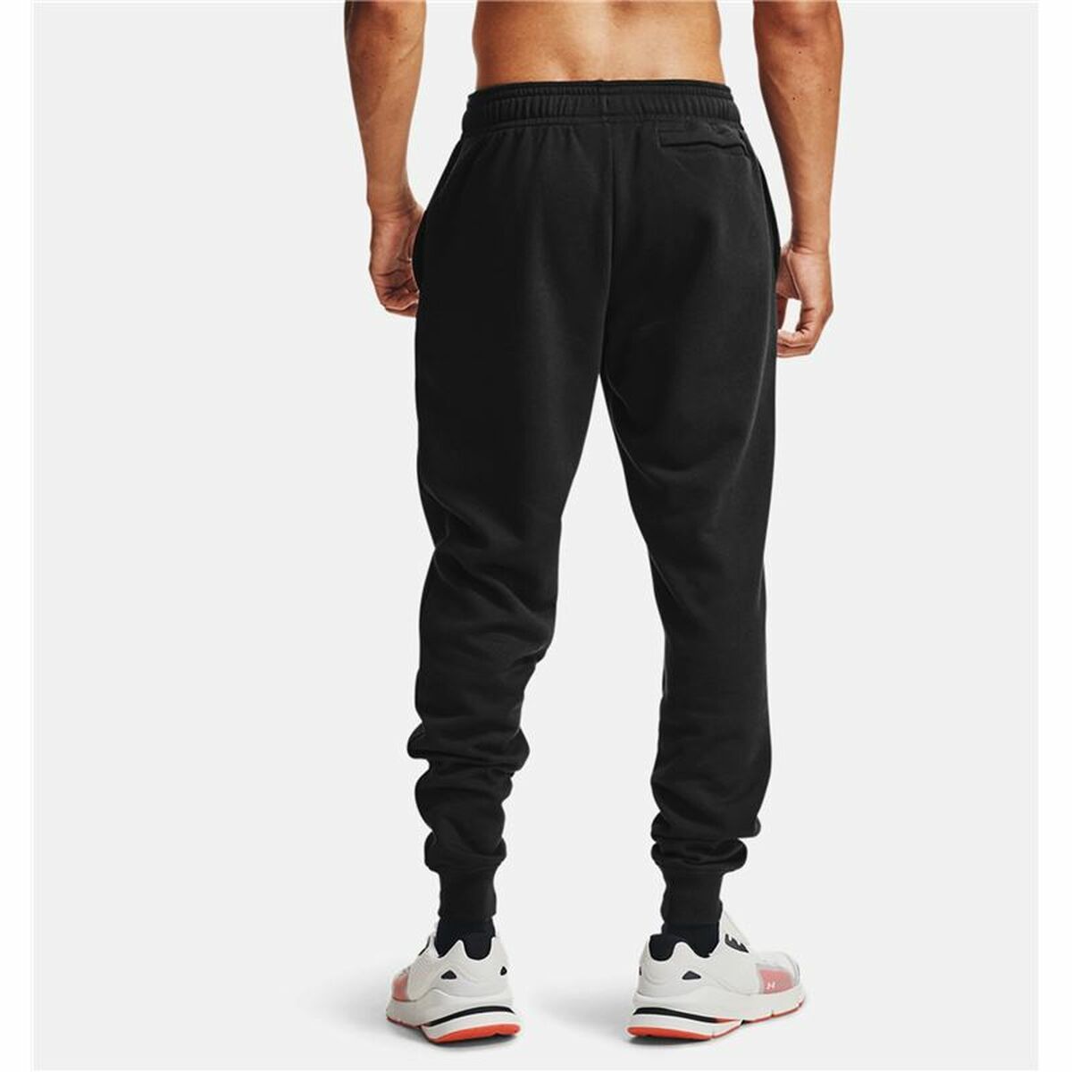 Under Armour Rival Fleece Black Men's Long Sweatpants-4