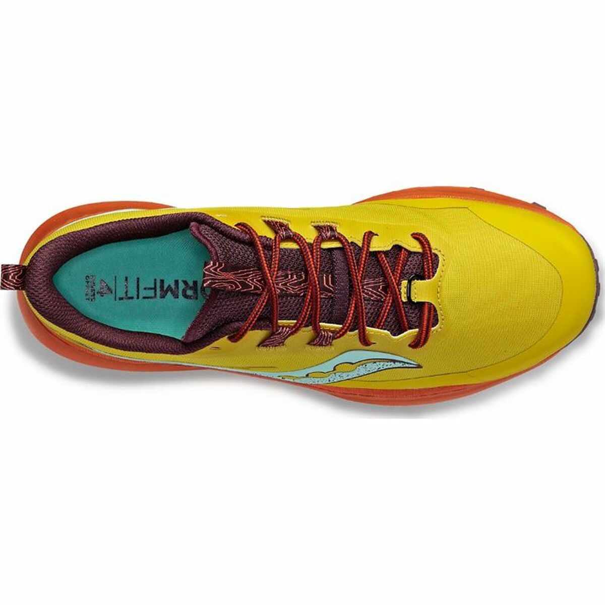 Saucony Saucony Peregrine Adult Running Shoes 13 Yellow Orange Woman-4
