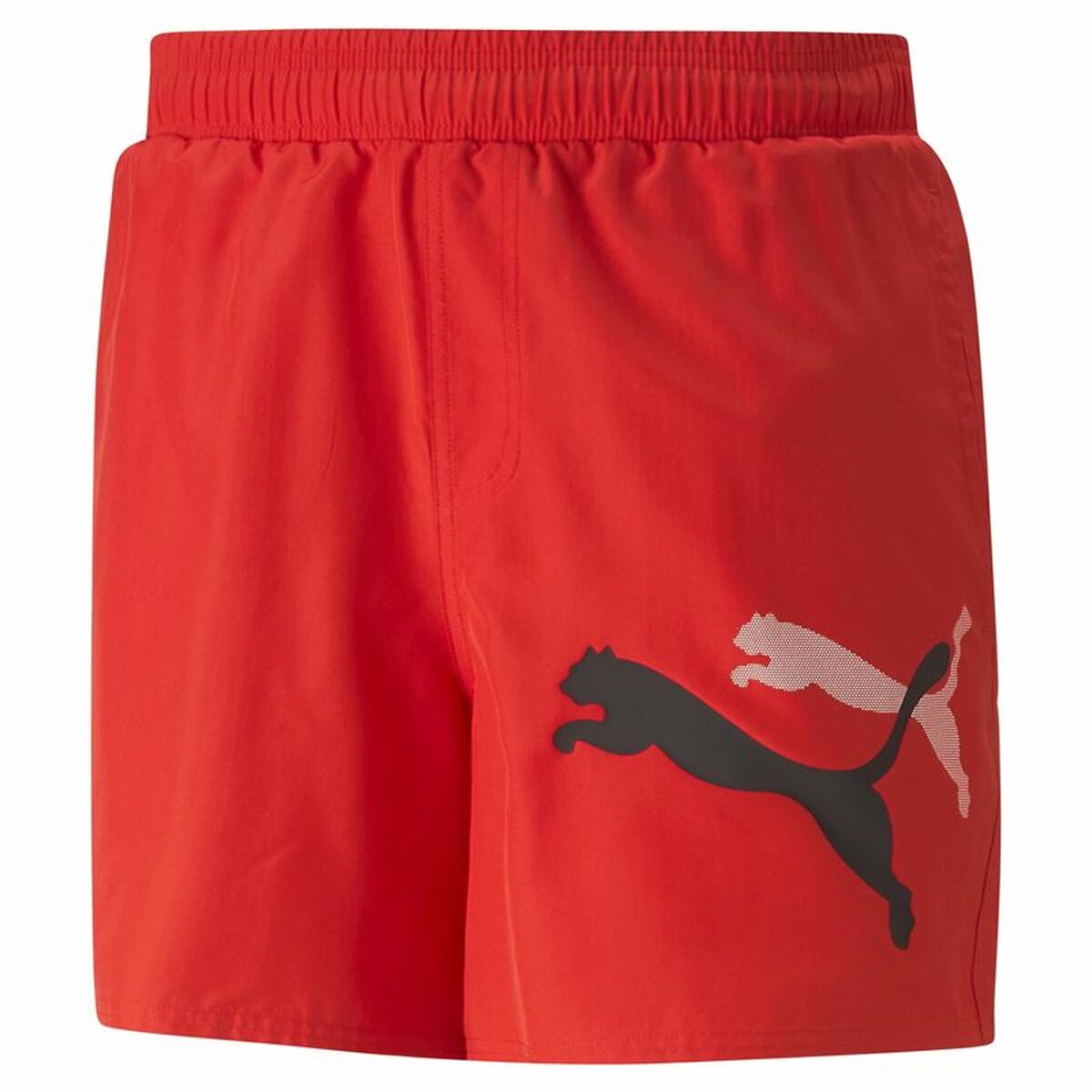 Puma Ess + Logo Power Cat Her Zaman İçin Spor Erkek Şort Kırmızı-5