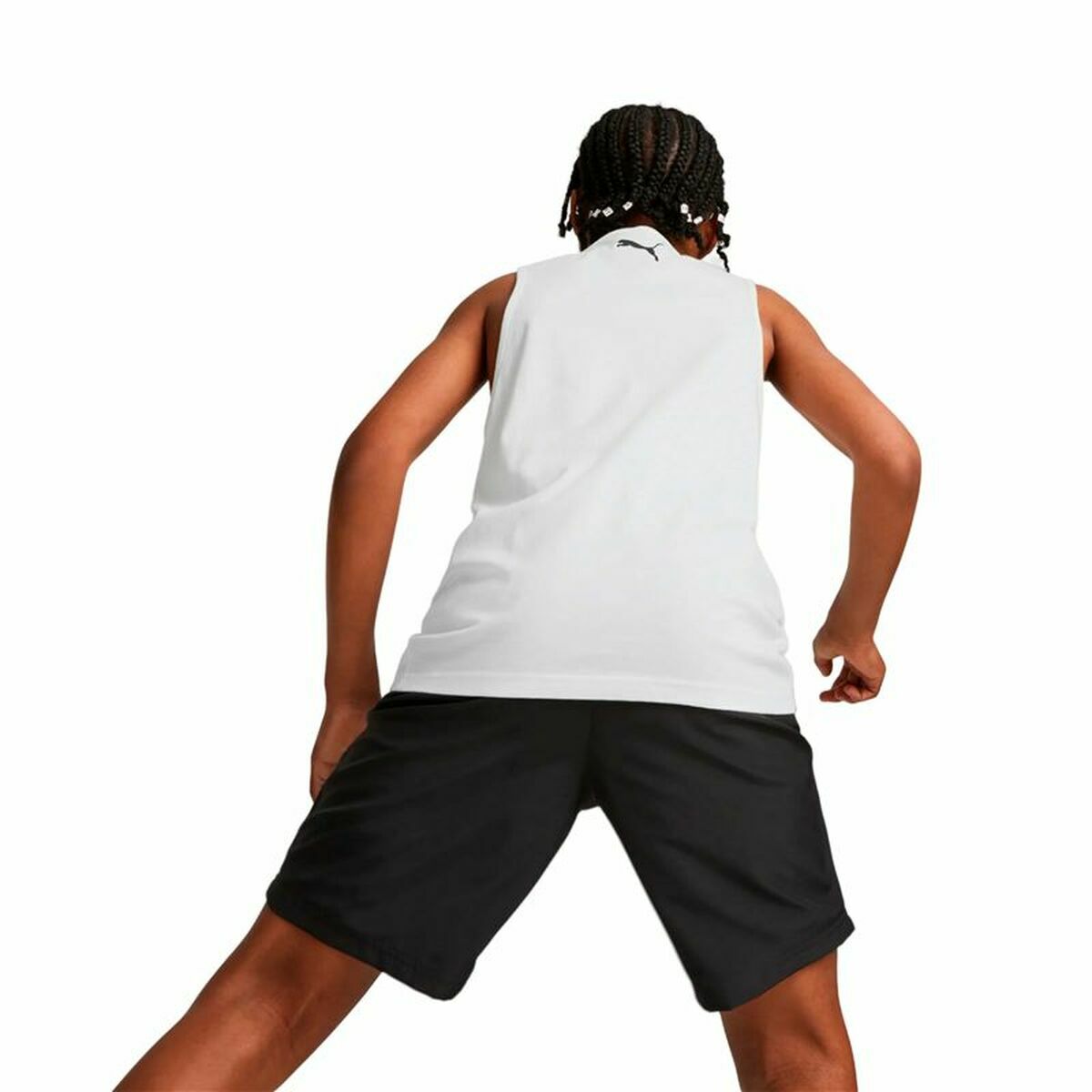 Camiseta de baloncesto Puma Tank B Blanca-2