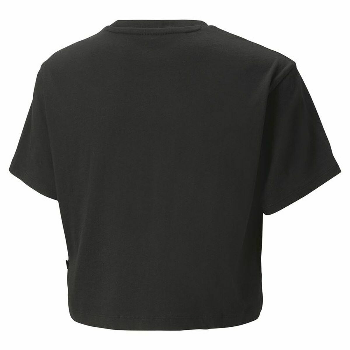 儿童短袖衬衫Puma Logo Cropped Black-2