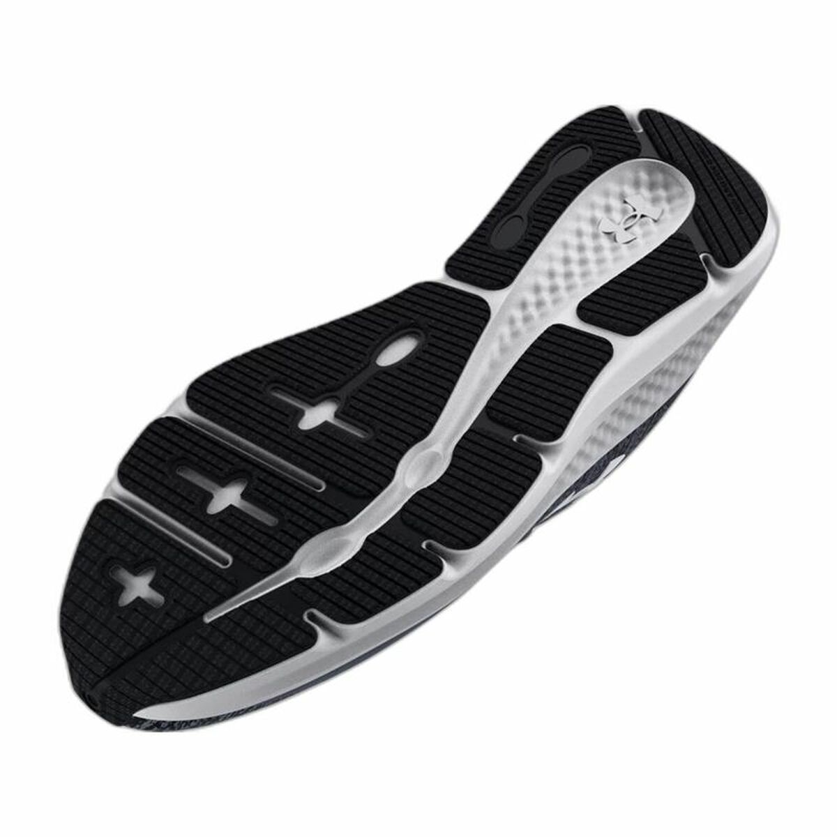 Running sneakers for adults Under Armour Charged Black Gray Men-4