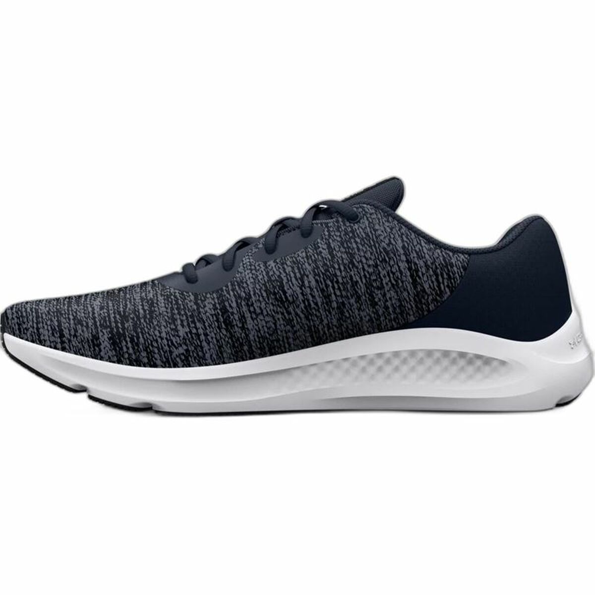 Running sneakers for adults Under Armour Charged Black Gray Men-5