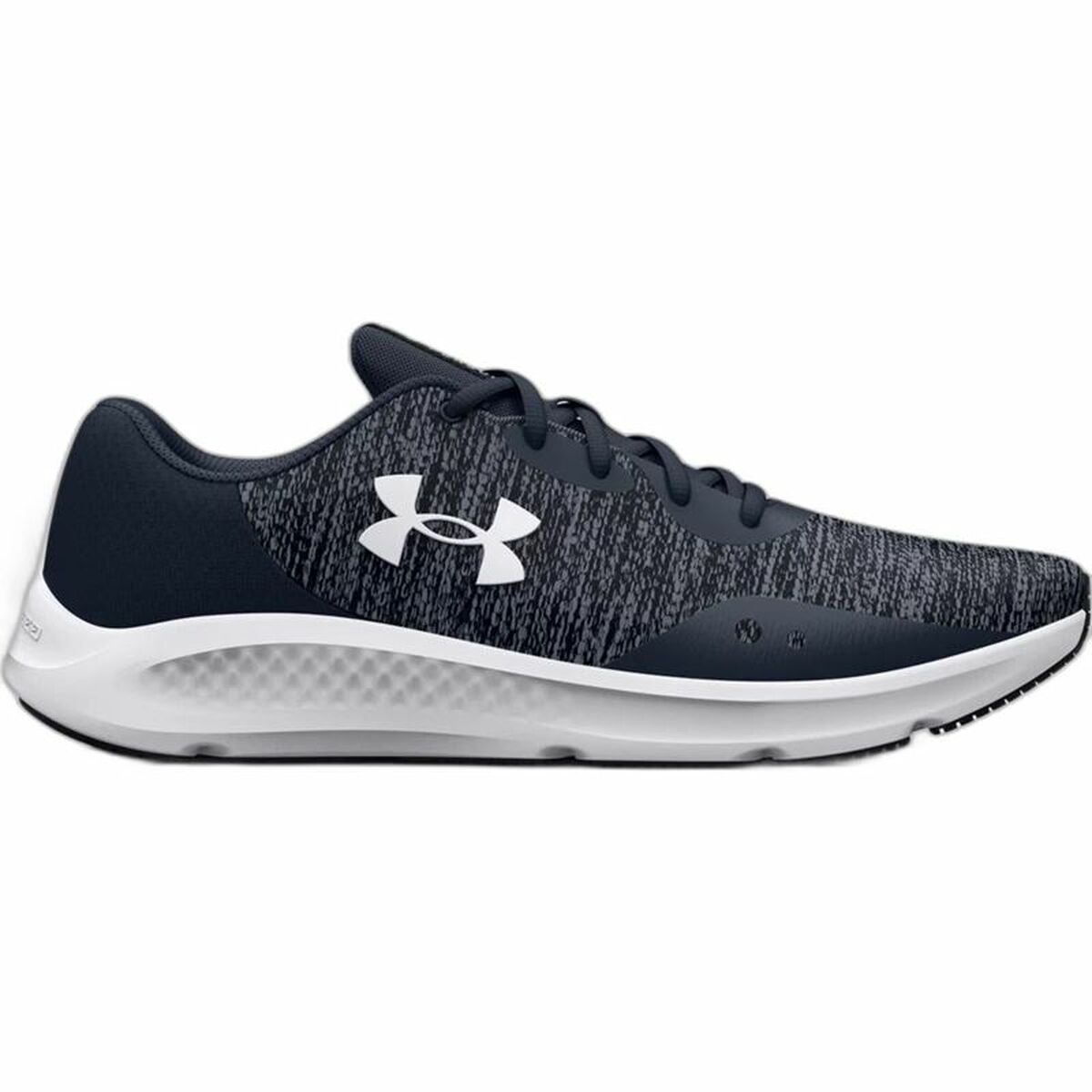 Running sneakers for adults Under Armour Charged Black Gray Men-6