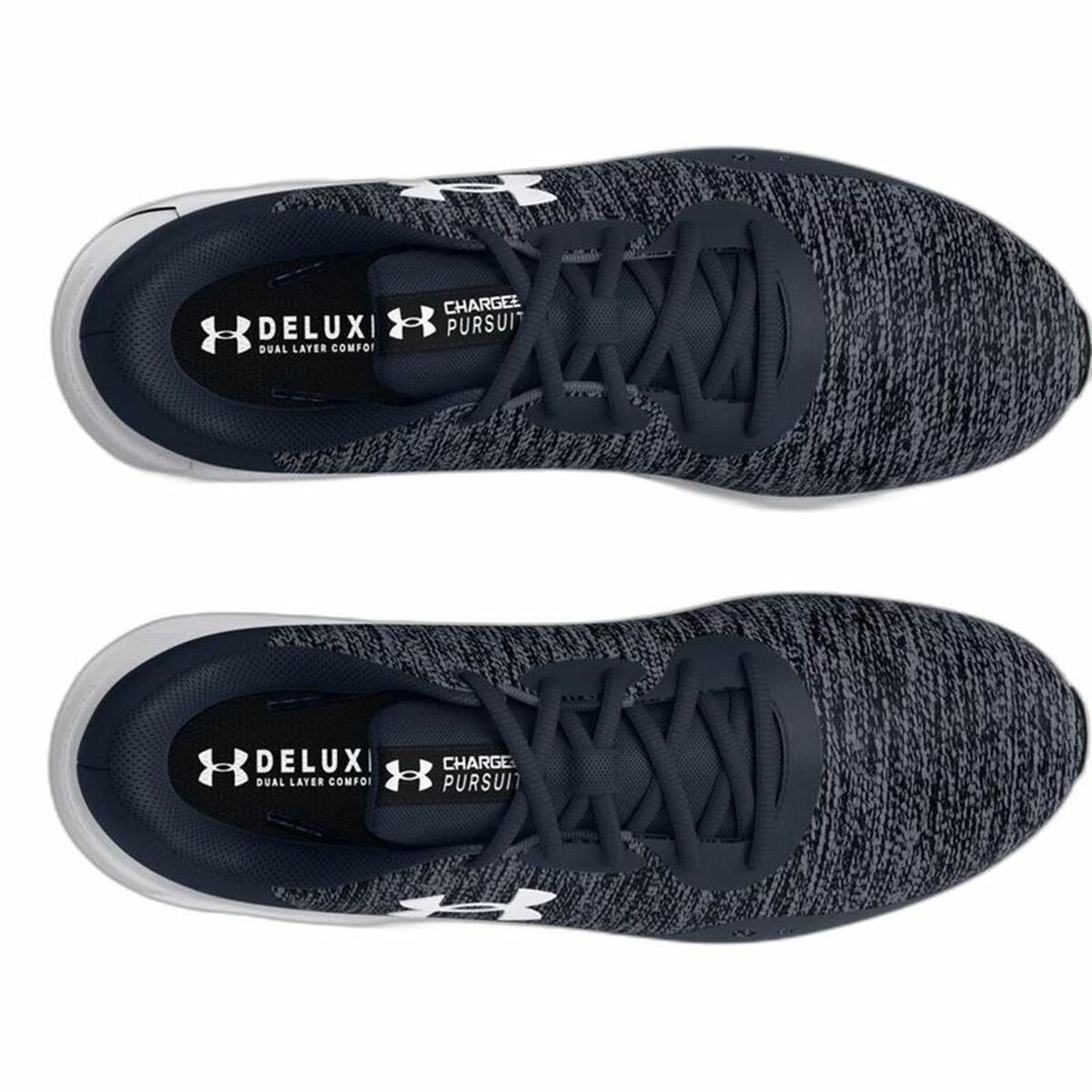 Running sneakers for adults Under Armour Charged Black Gray Men-8