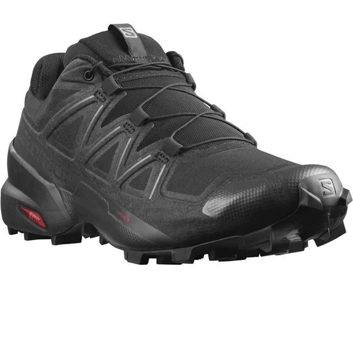 Salomon Speedcross 6 Black Mountain Adult Running Shoes-5