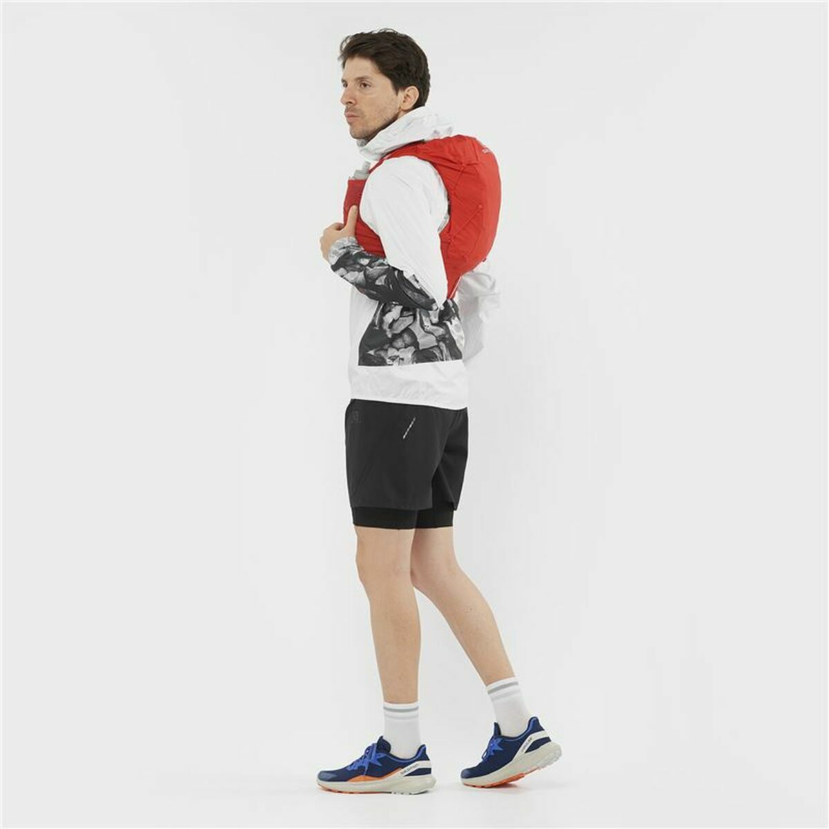 Men's Sports Shorts Salomon Cross Twinskin Black-4