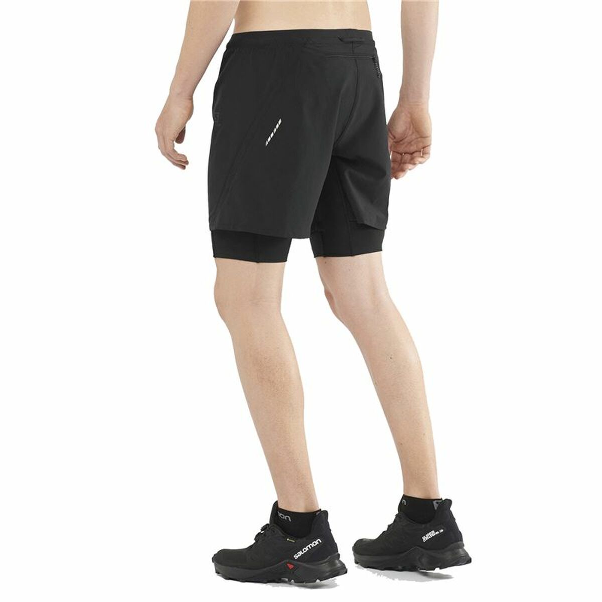 Men's Sports Shorts Salomon Cross Twinskin Black-6