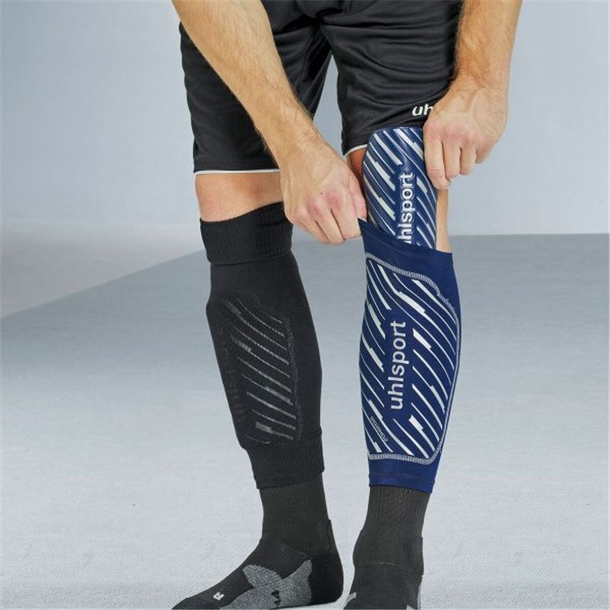 Футбольные наколенники Uhlsport Speedshield Синий-2