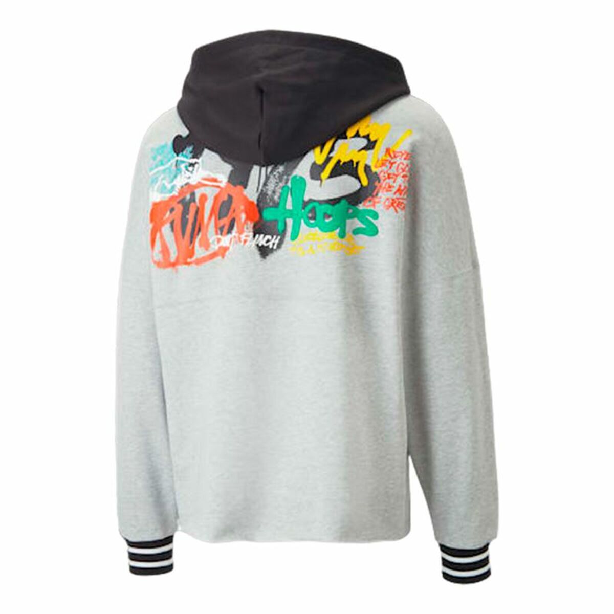 Puma Boroughs Unisex Hoodie Gray-4