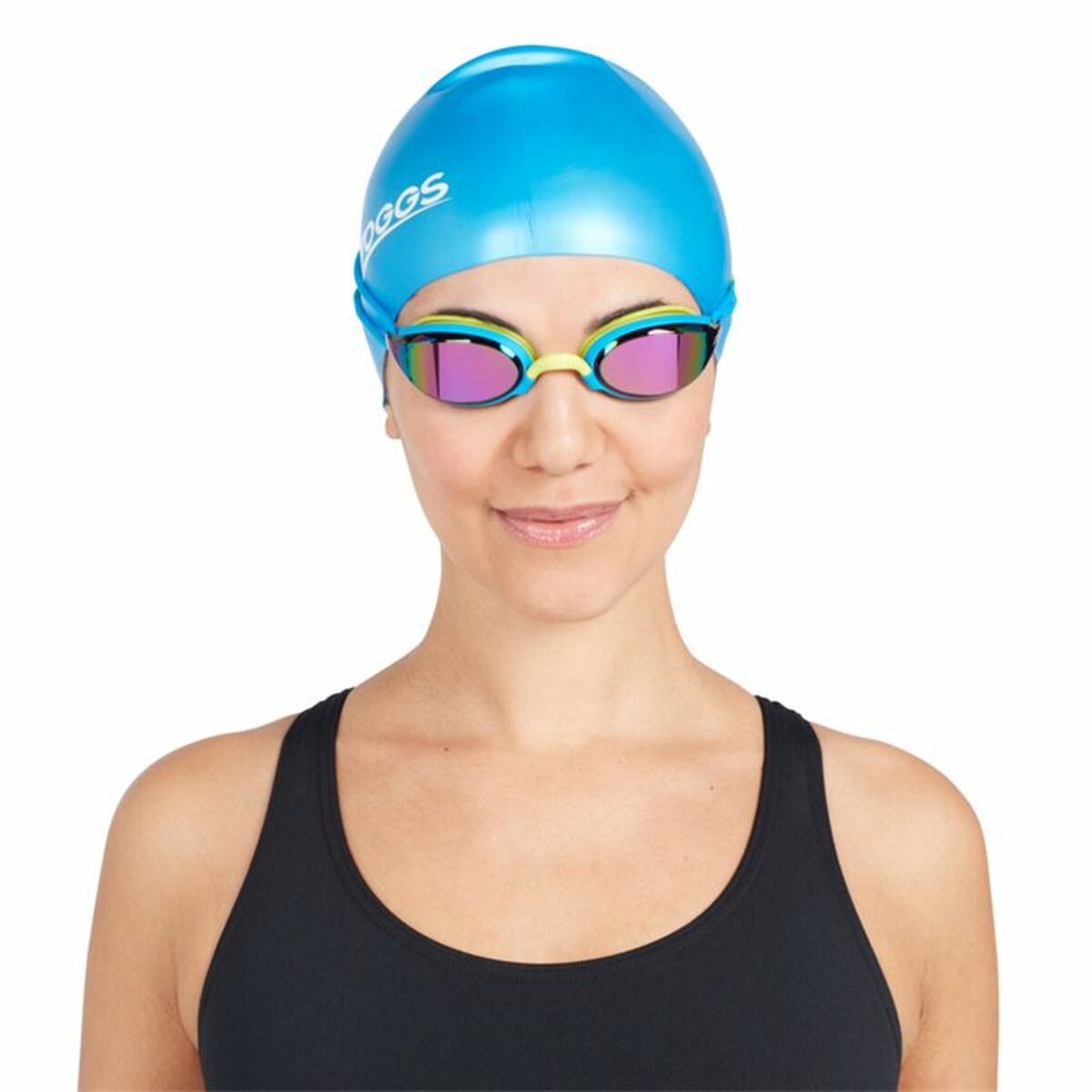 Swimming goggles Zoggs Fusion Air Titanium Black Yellow One size-3