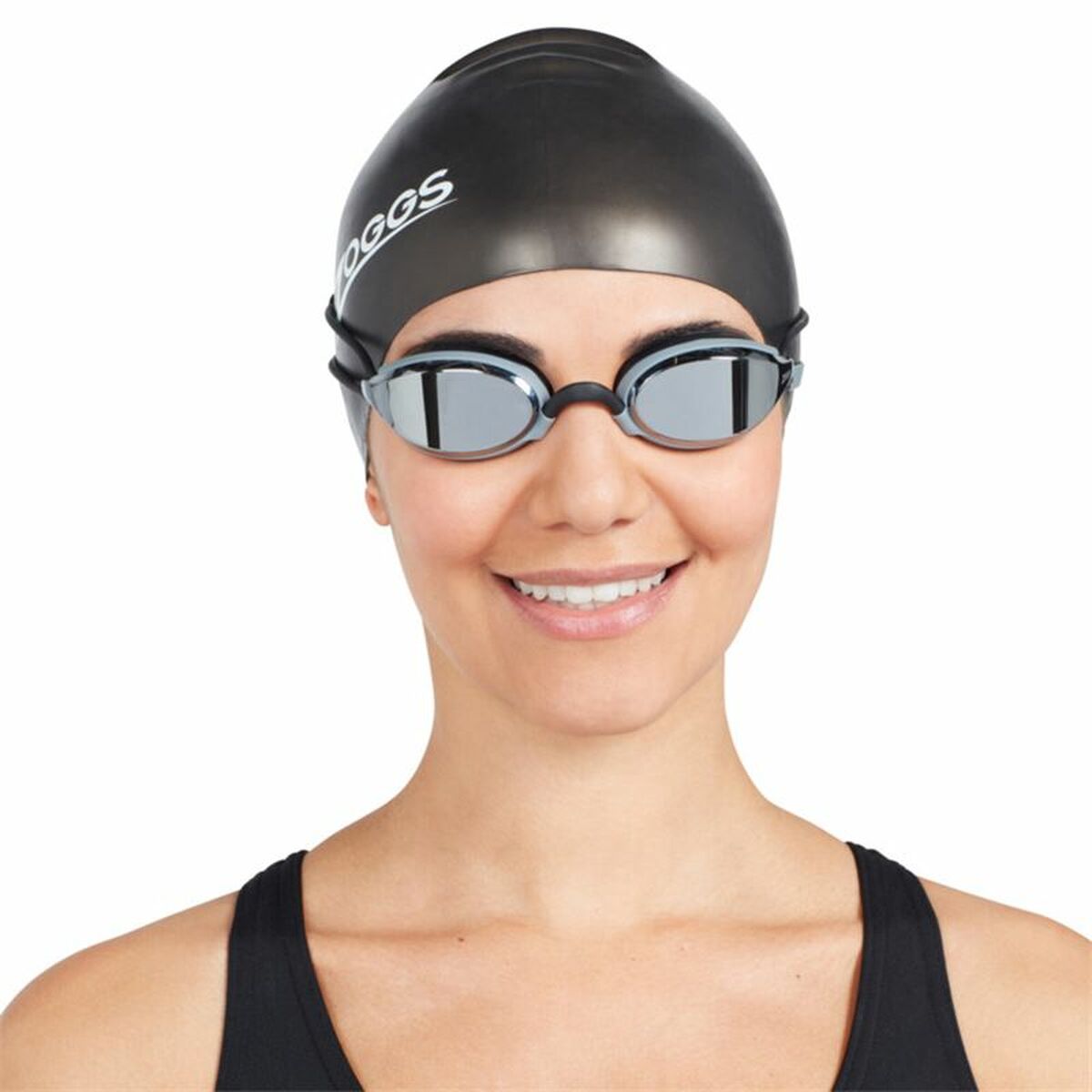 Zoggs Fusion Air Titanium Swim Goggles Dark Grey One Size-2