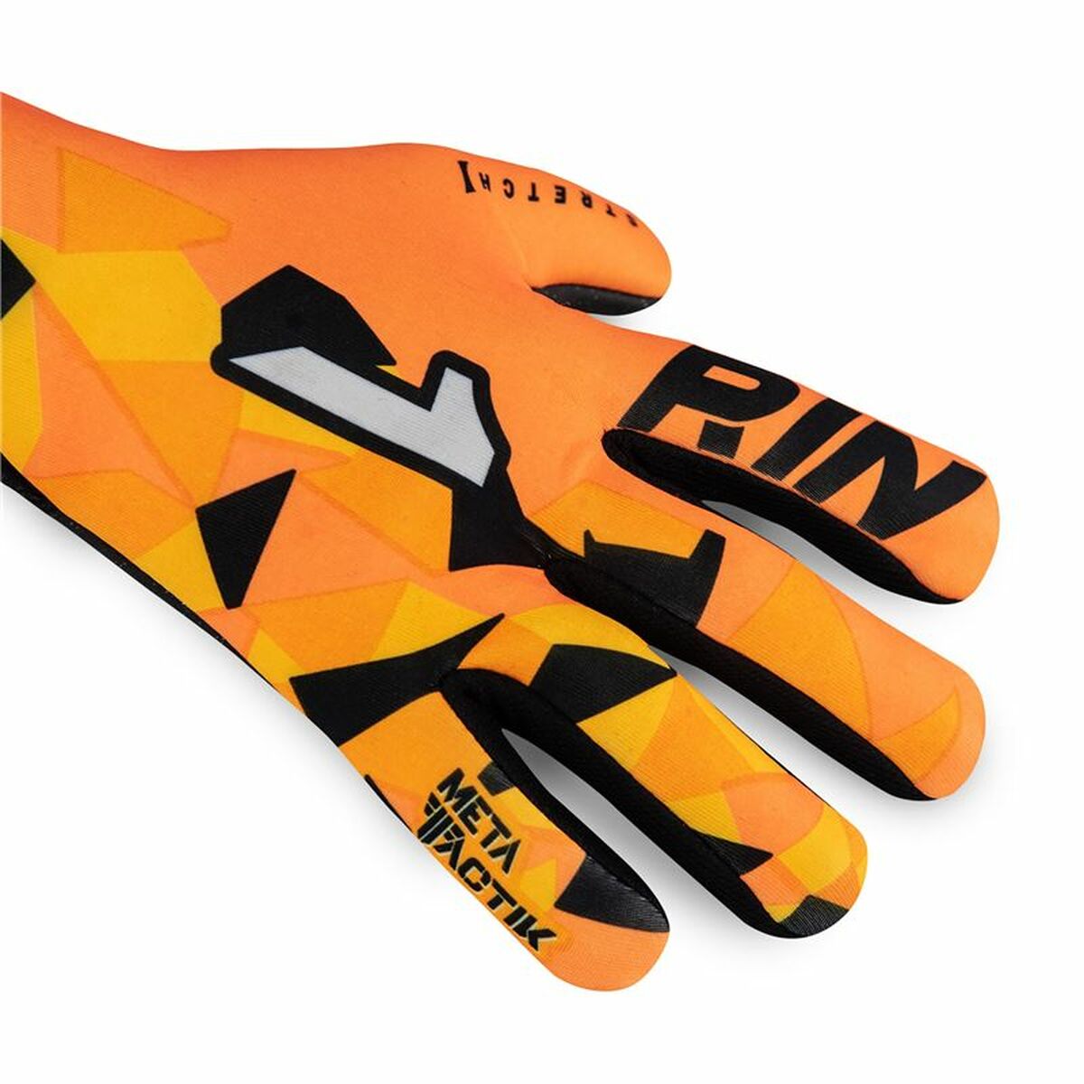 Детские вратарные перчатки Rinat Meta Tactik Gk As Темно-оранжевый-4