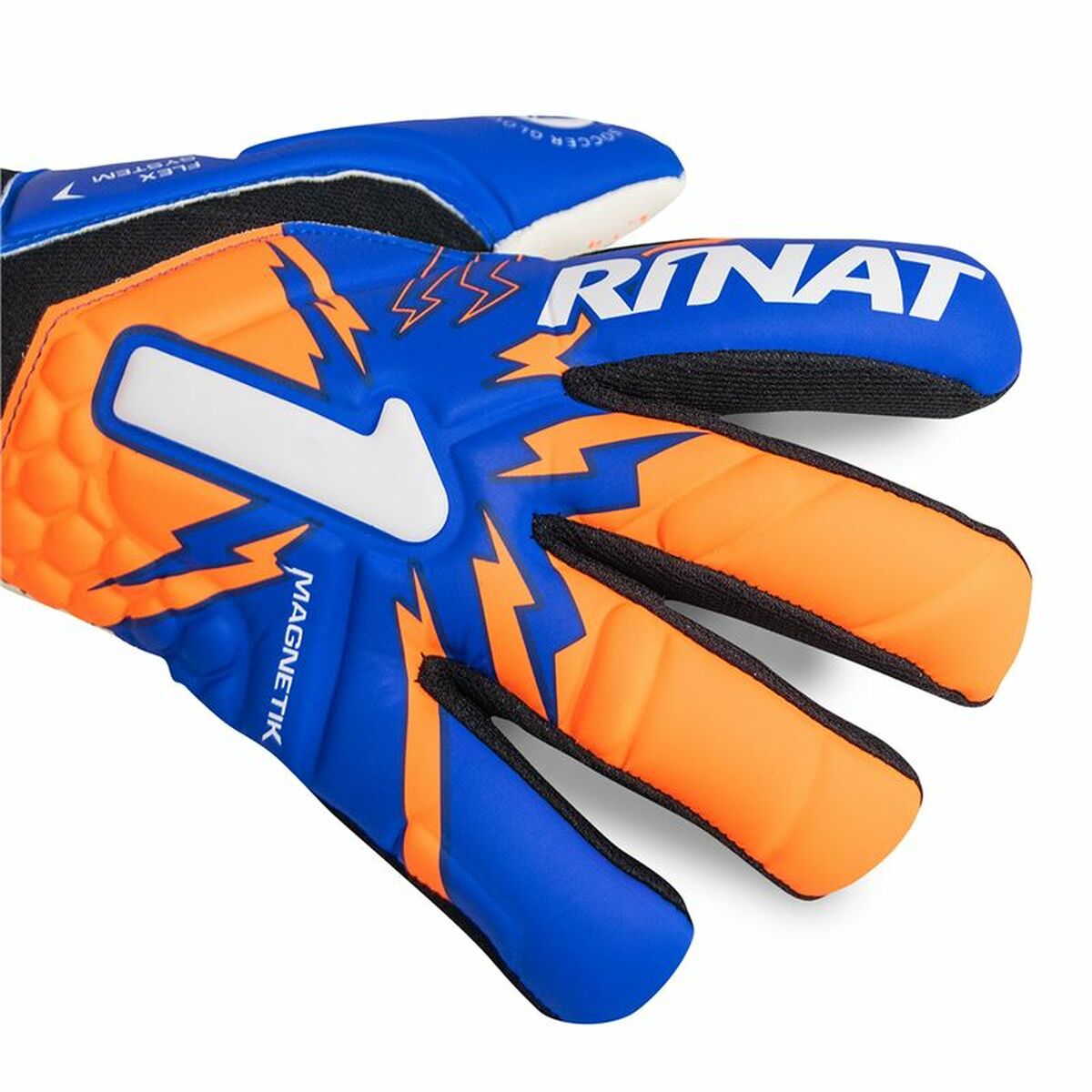 Детские вратарные перчатки Rinat Magnetik Turf Синий-5