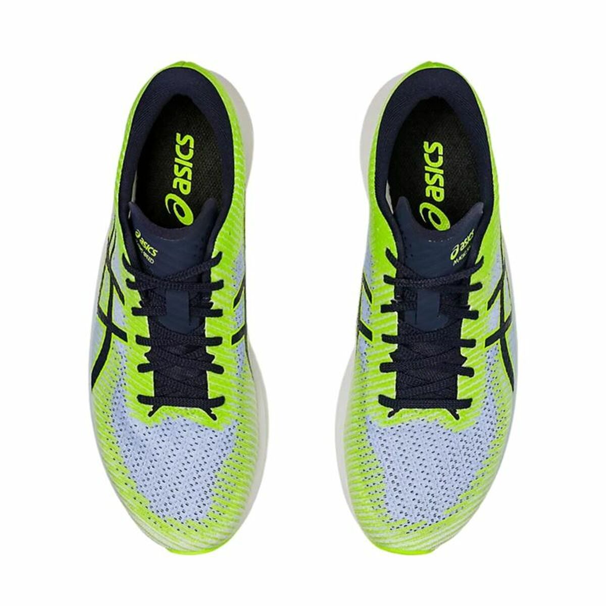 Running sneakers for adults Asics Magic Speed 2 Lime Green Men-6