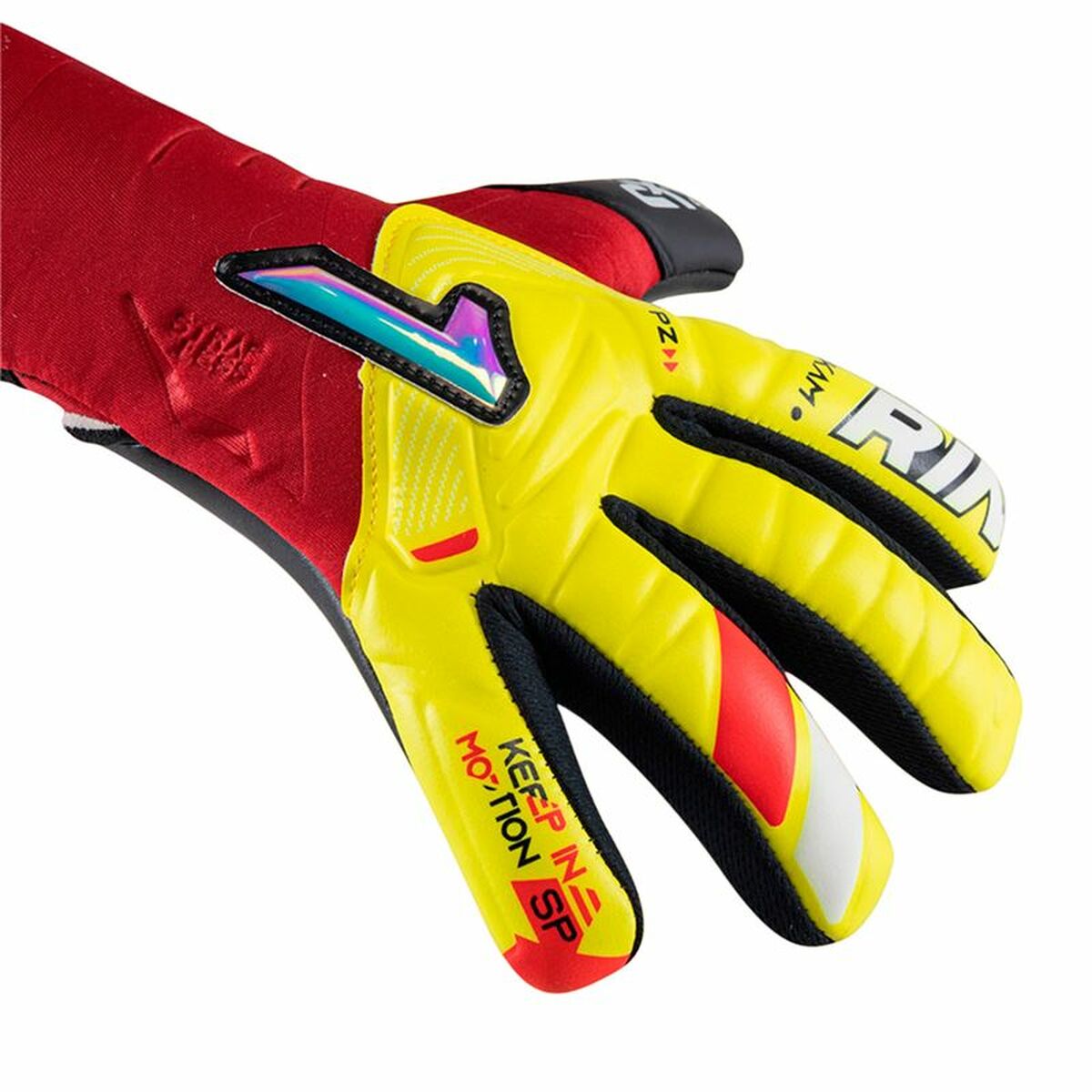 Перчатки вратаря Rinat Nkam Semi Onana Красный взрослых-4