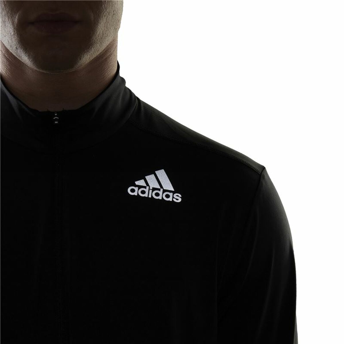 Футболка с длинным рукавом мужская Adidas Own The Run Чёрный-4