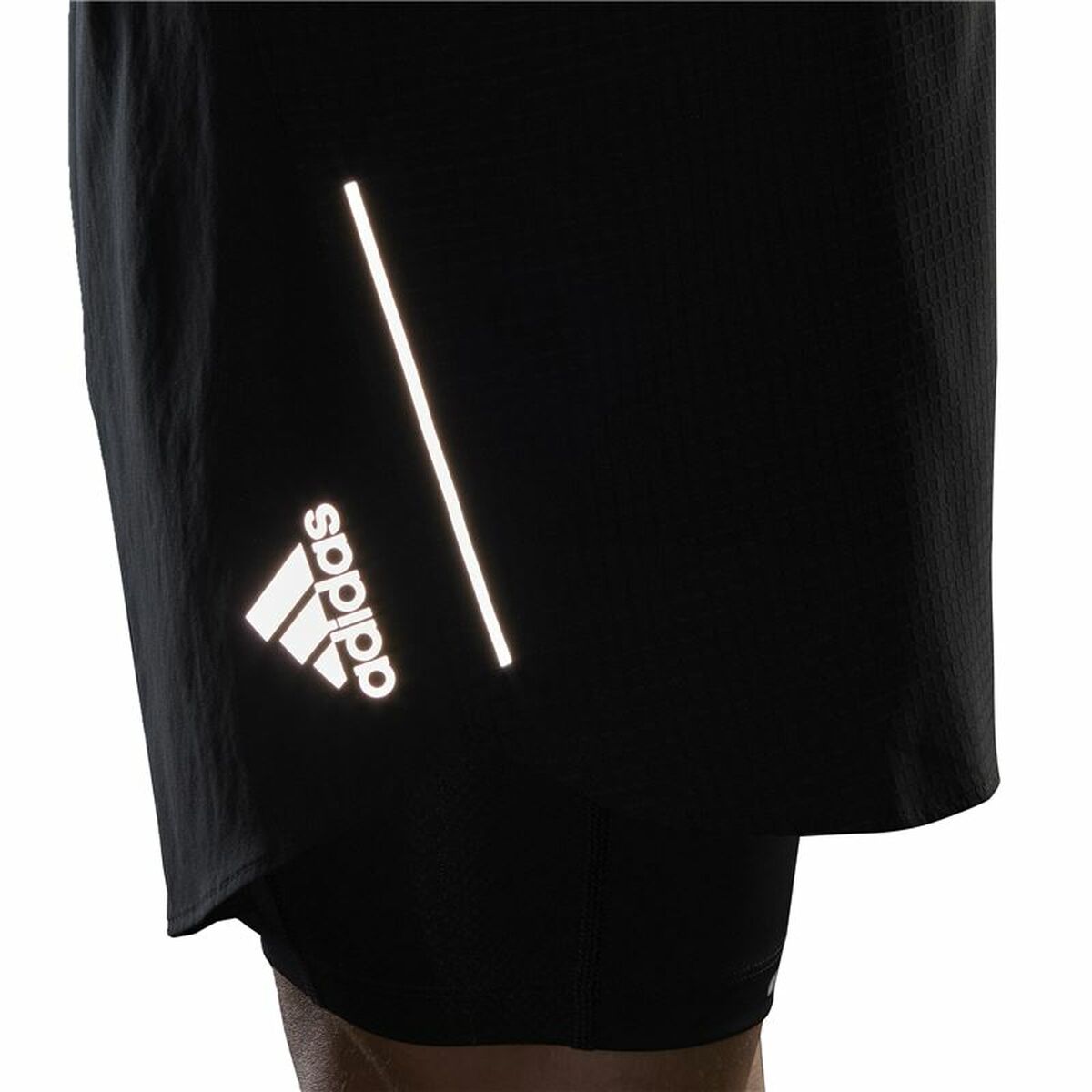 Adidas Two-in-One Sports Men's Shorts Black-4