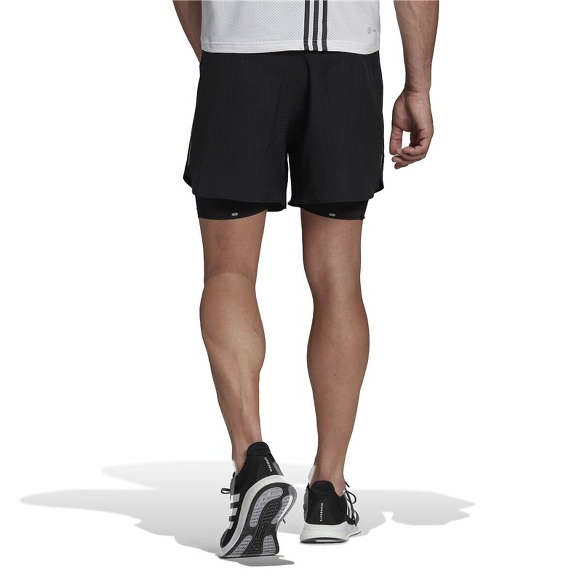 Adidas Two-in-One Sports Men's Shorts Black-6