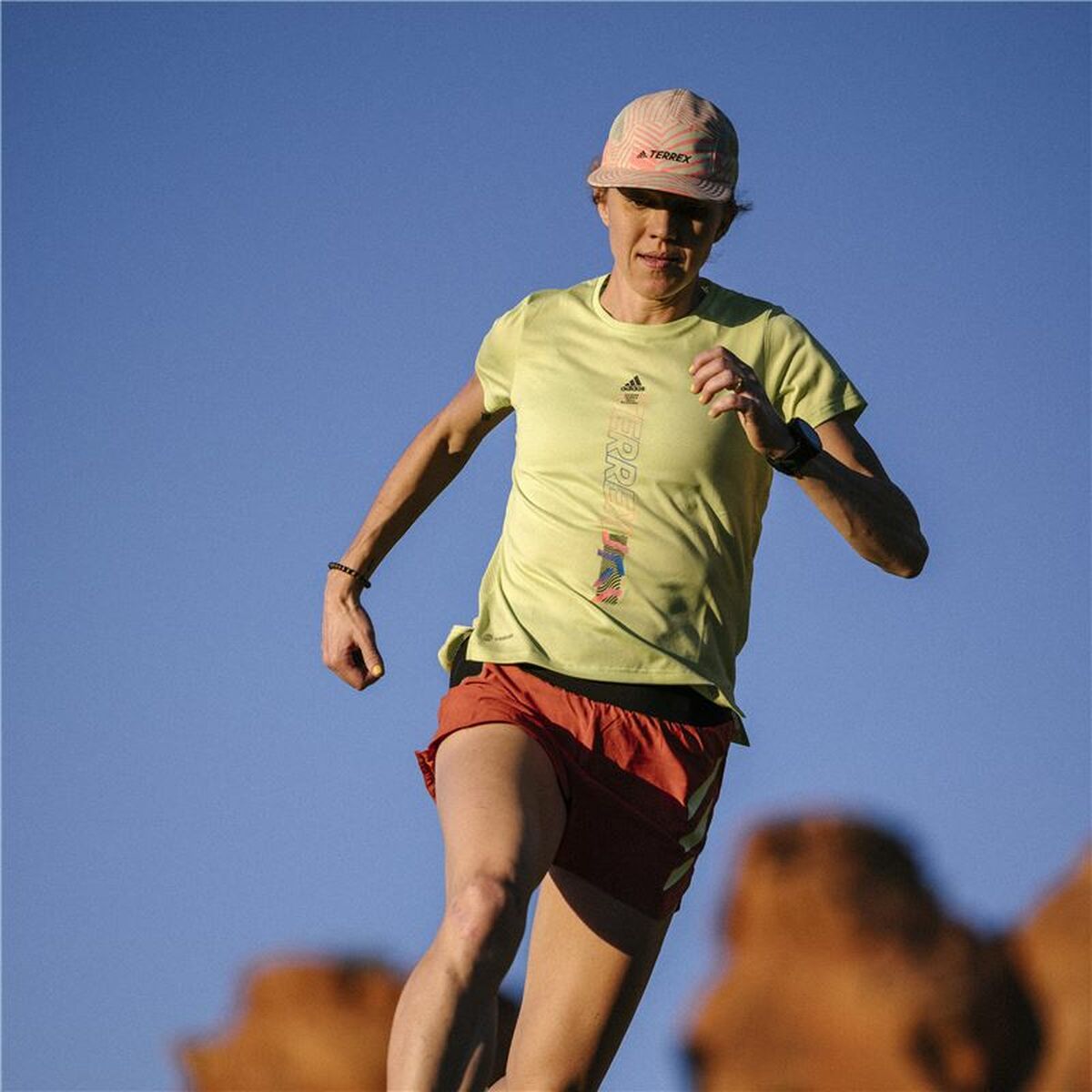 Adidas Terrex Agravic Sporty Women's Shorts Brown-3