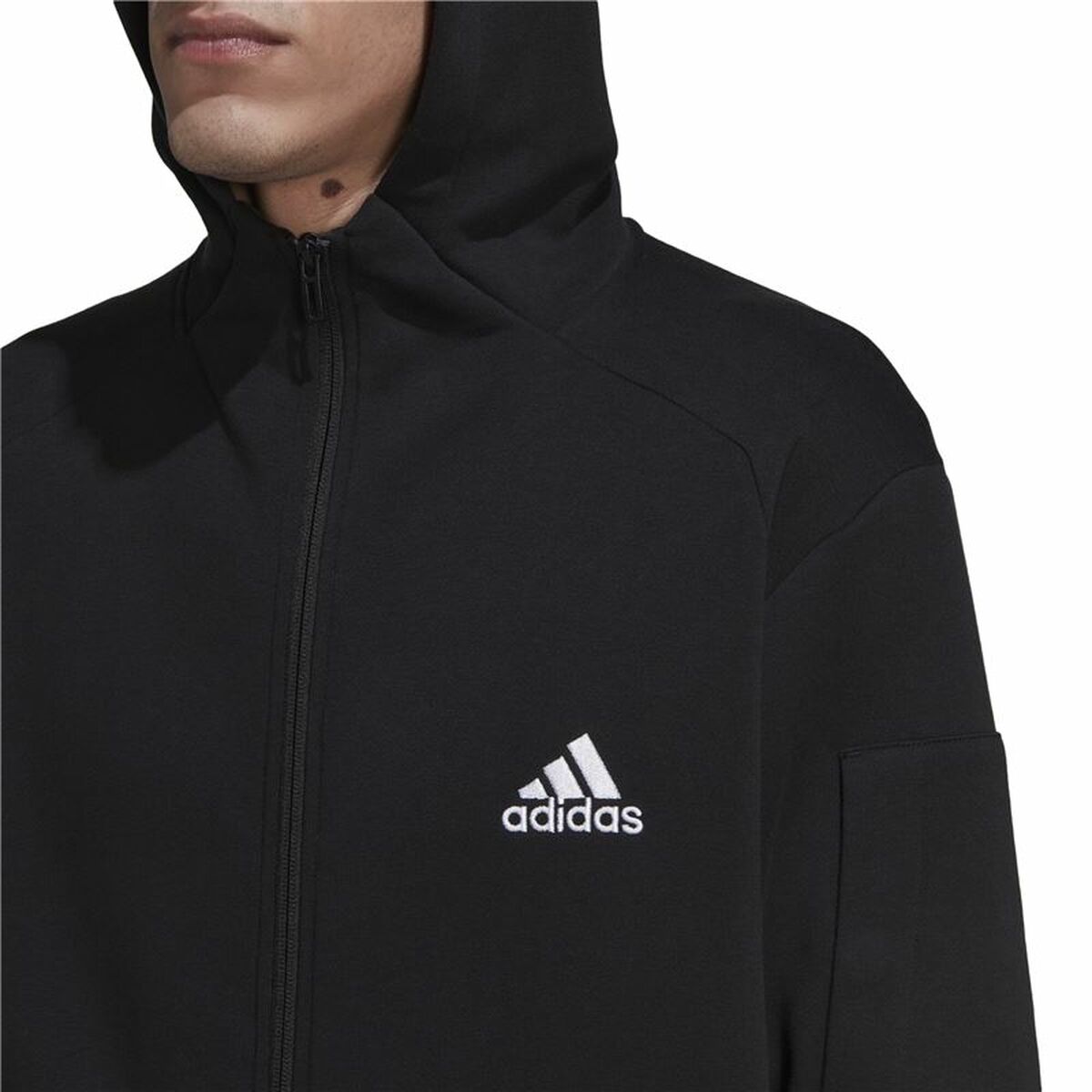 Adidas Essentials For Gameday Men's Hoodie Black-3